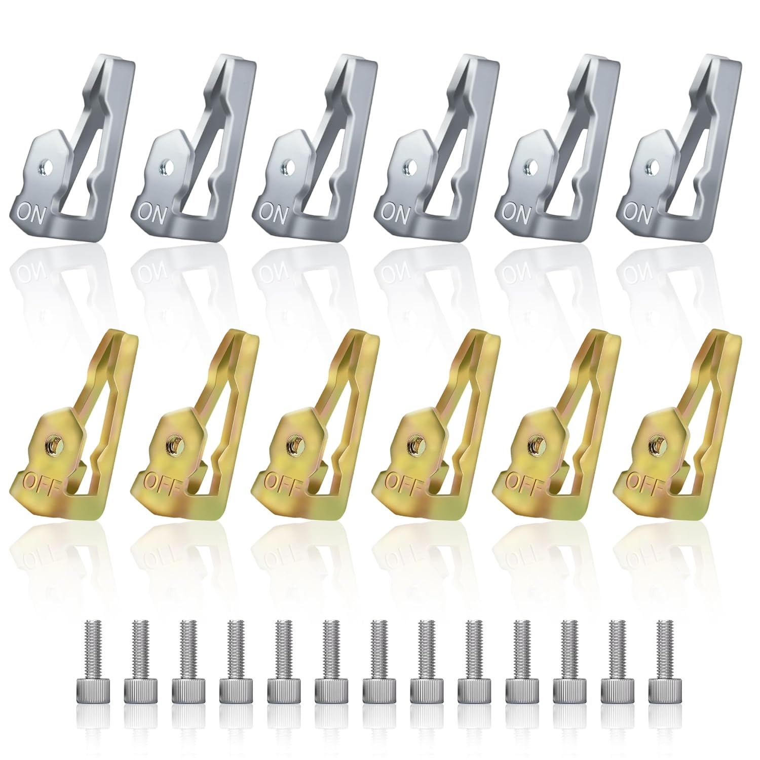 12pcs Pool Timer On Off Clips,Pool Pump Timer Switch Replacement Trippers Kit,Fits