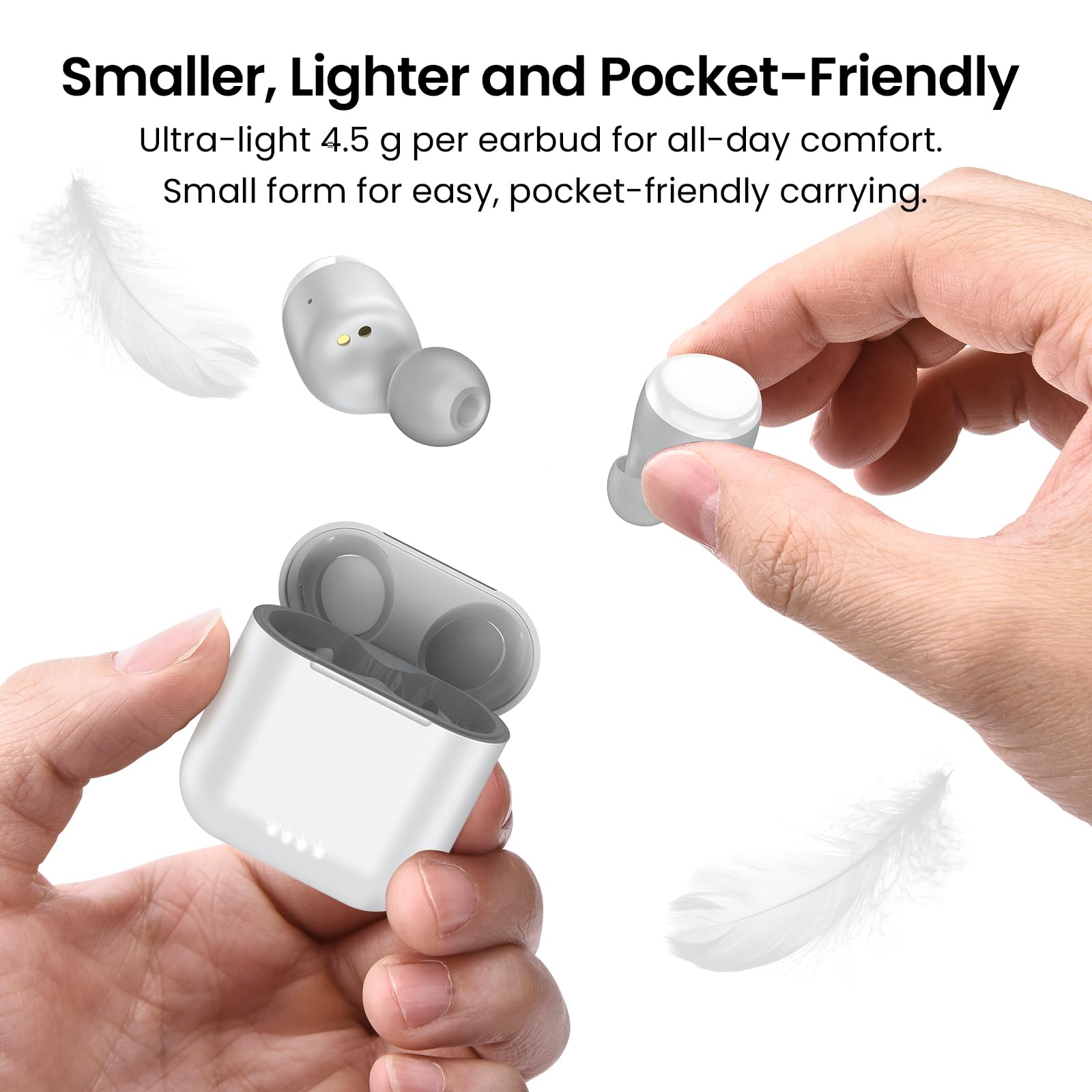 TOZO T6 Wireless Earbuds Bluetooth 5.3 Stereo Sound in Ear Headphones view 7