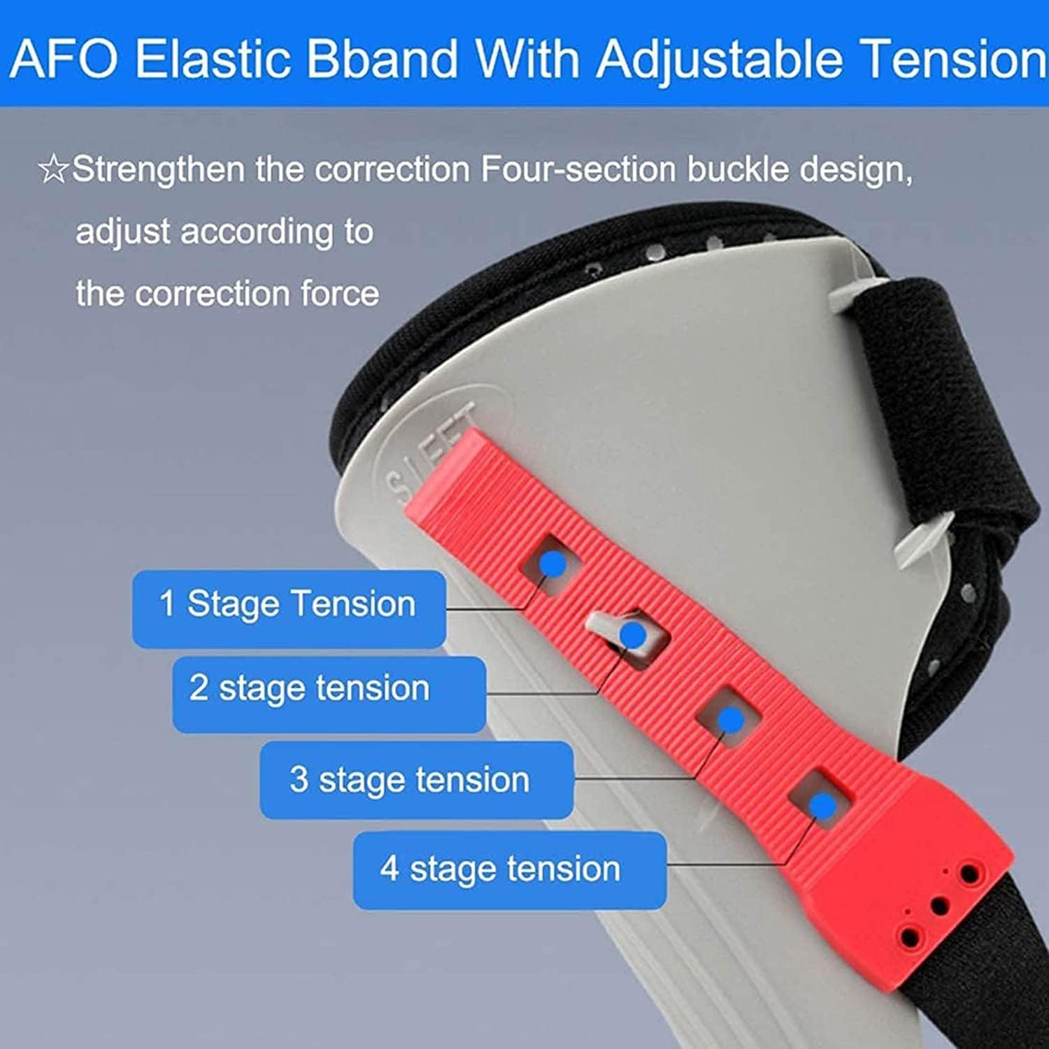 Tobillera para danza, soporte para pie y tobillo, férula para recuperación de lesiones, dolor articular y movimiento de dorsiflexión, izquierda, XL