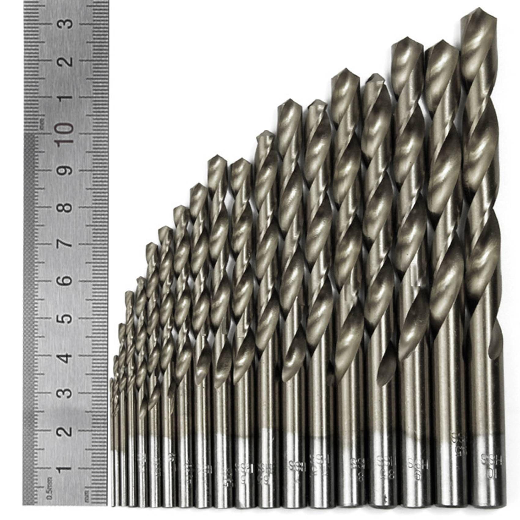Set di Punte da Trapano da Ingegneria 153pz Hss da 1 A 6mm con Incrementi di 0.1mm