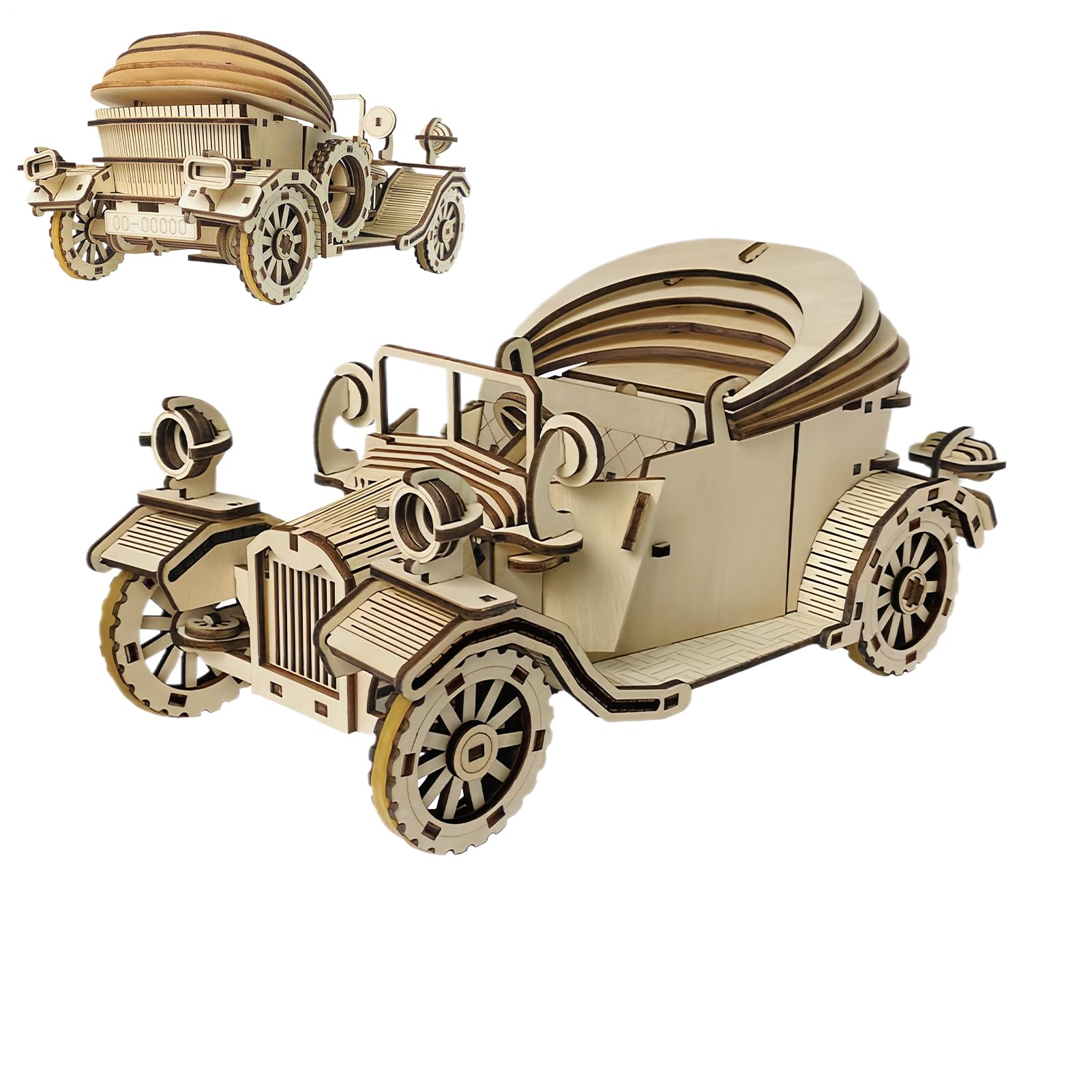 Puzzle 3D Dla Dorosłych Drewniane Zestawy Modeli Samochodów Dla Dorosłych