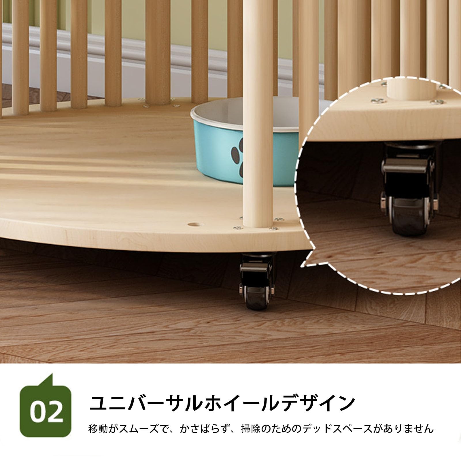 Amazon.co.jp: MBBTAG 丸型 猫 ケージ 木製 1段 /2段 /3段 猫用ケージ