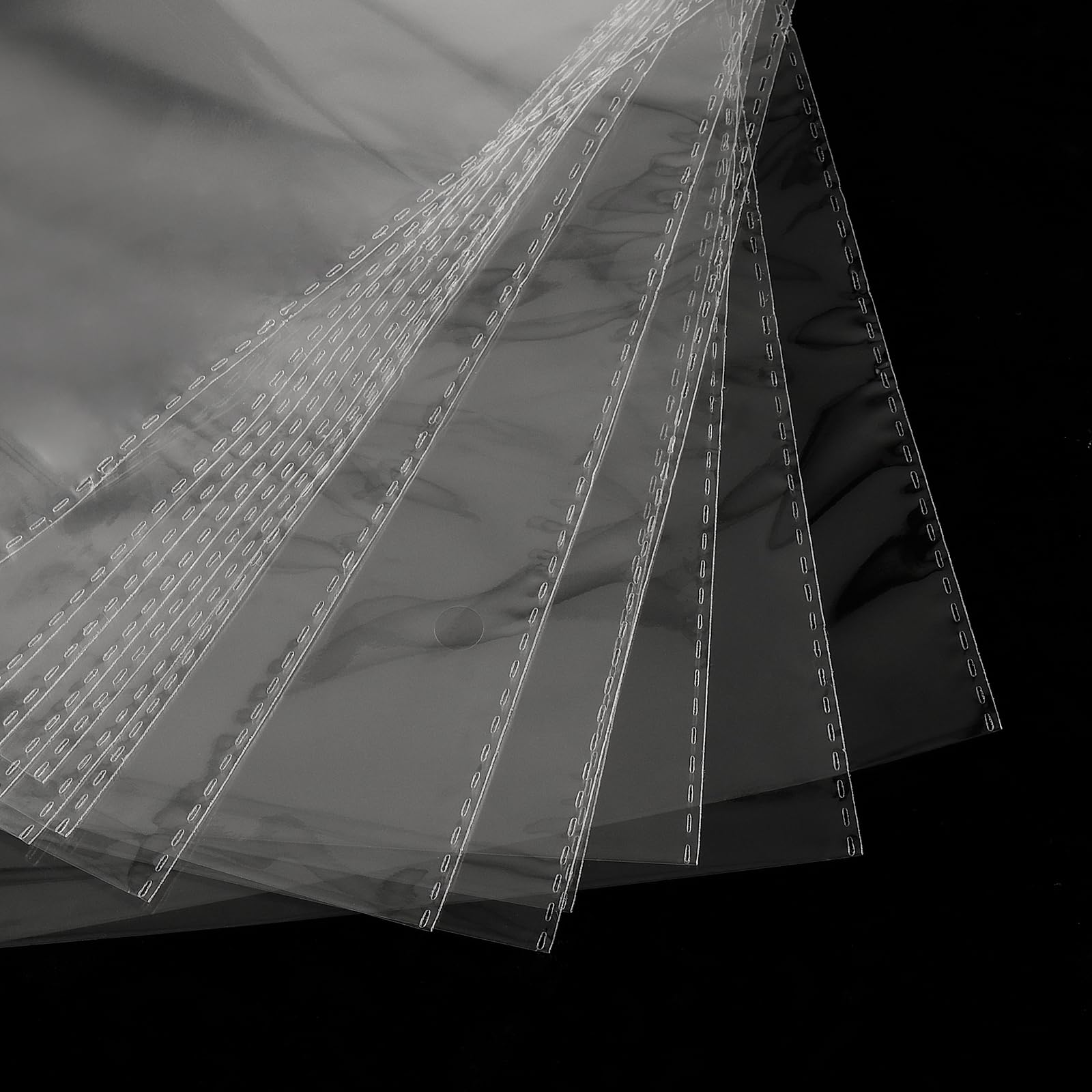 500 bolsas autoadhesivas transparentes A4 de 22 x 34 cm, bolsas de celofán A4 resellables, bolsas de plástico OPP autosellantes para almacenamiento de ropa, tarjetas, sobres e imágenes