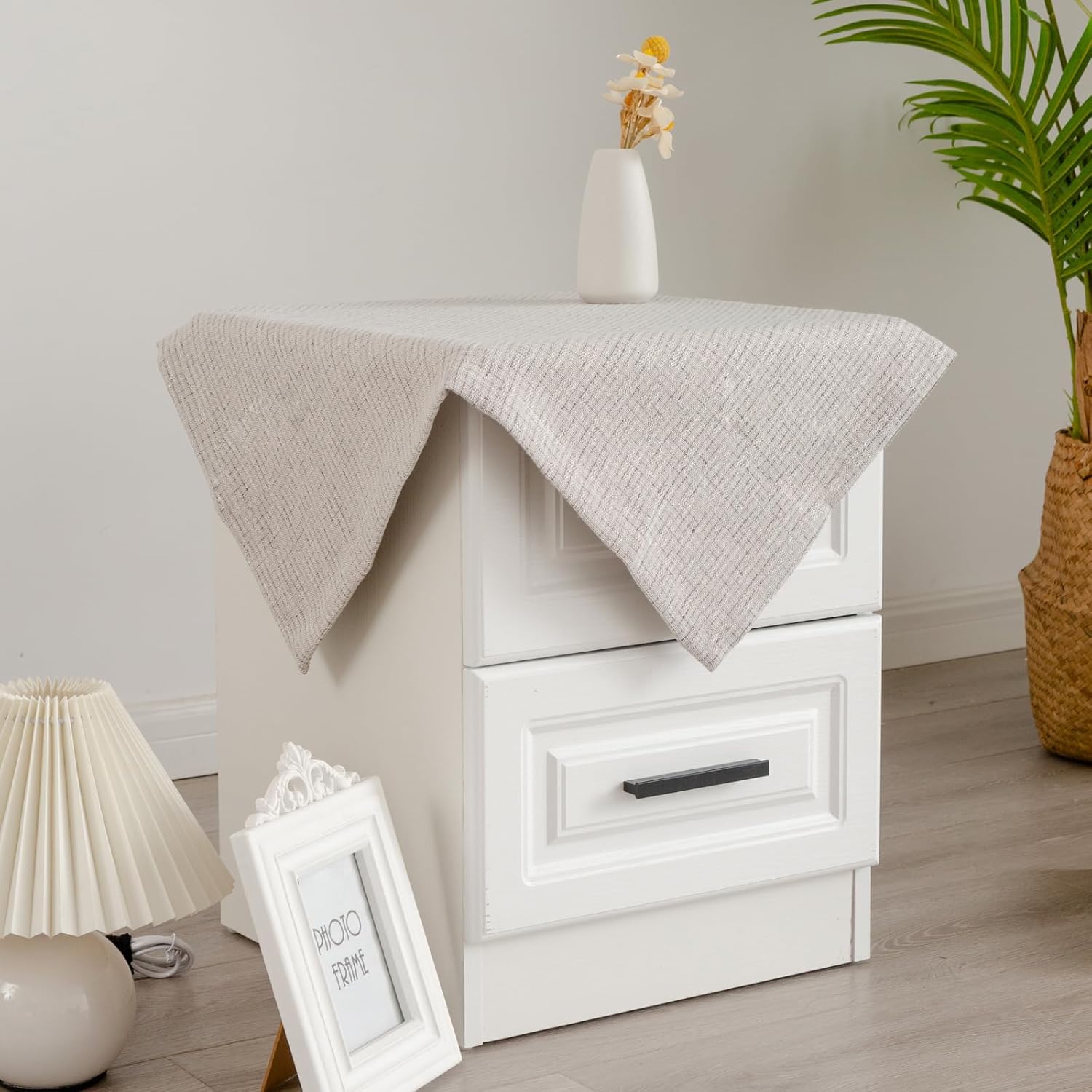 YZKITM Small Rustic Farmhouse Square Tablecloth Soft Thick