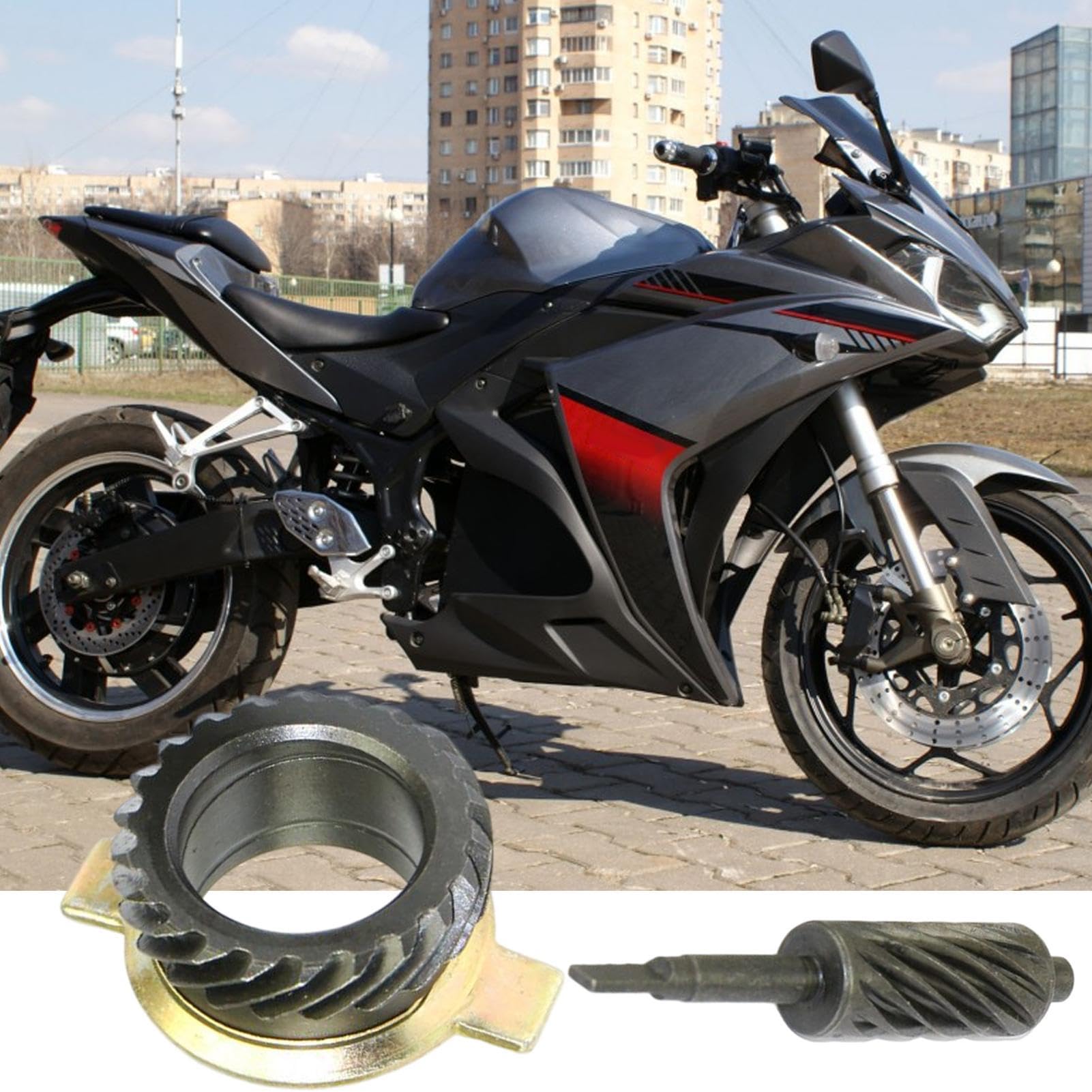 Engranaje de accionamiento del velocímetro, dientes de transmisión de velocímetros de repuesto para automóviles, piezas prácticas y duraderas para motocicletas y scooters