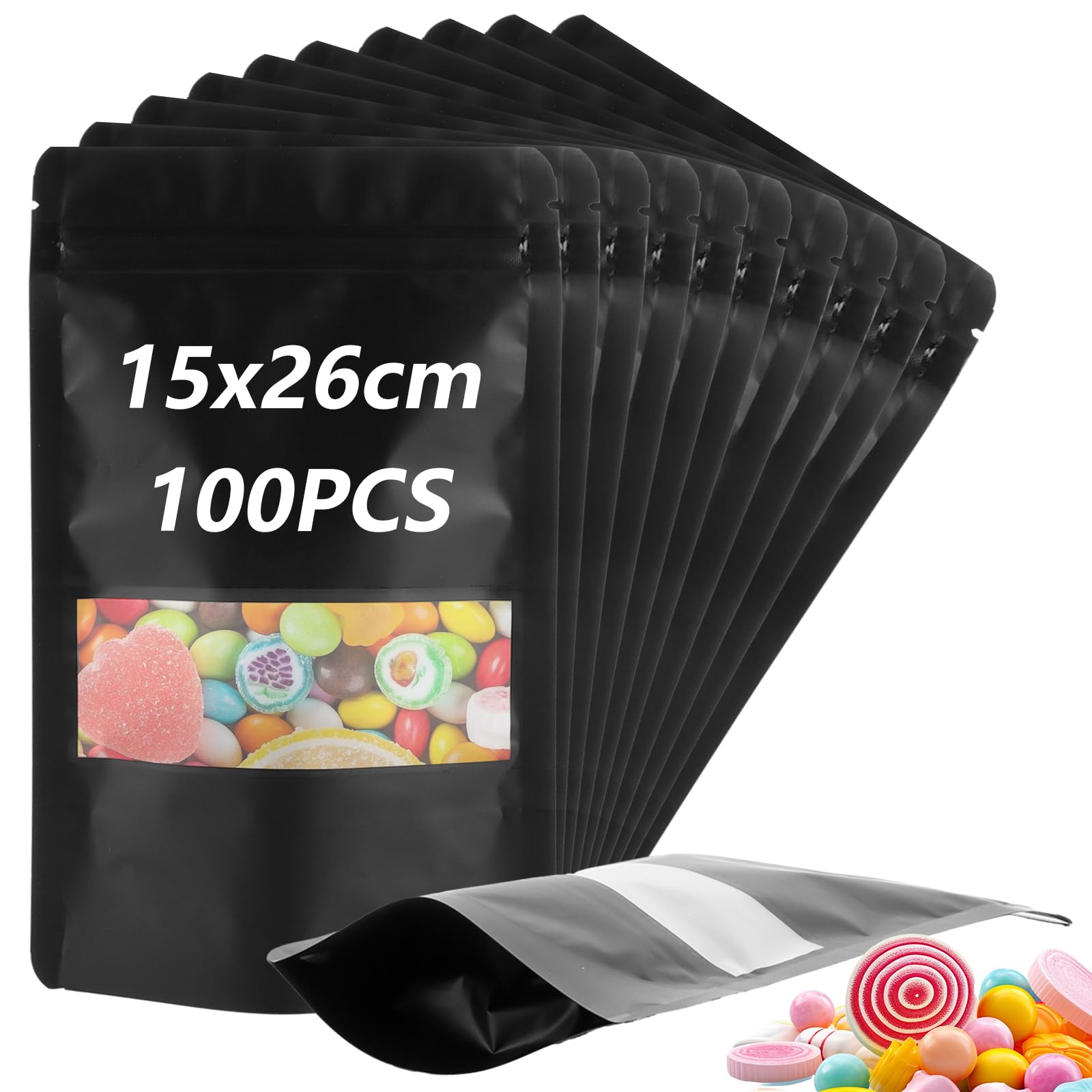 CMWS-100 Pièces Sachet Kraft Alimentaire, Réutilisables ... - Rakuten