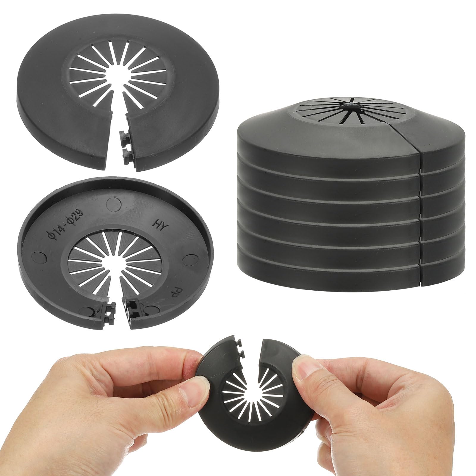 PATIKIL 29mm Plumbing Cover Plates