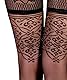 Ballerina Fantasy Halterlose Strümpfe (20 Denier), Schwarz, L/XL