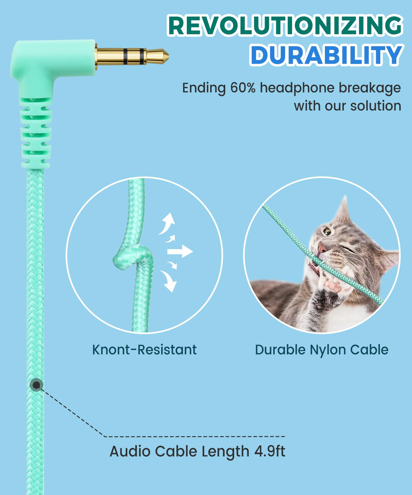 UKELALA C3 - Auriculares con cable para niños, auriculares con cable para niños y niñas con conector de 3.5 mm, plegable, diadema ajustable, auriculares para niños, para escuela, hogar, avión,
