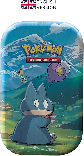 Miniatura 2 de Pokémon TCG Sinnoh Stars Mini Lata - Munchlax, Drifloon (2 paquetes de refuerzo y 1 tarjeta de arte Pokémon), multicolor, 3.0 x 1.0 x 4.9 in