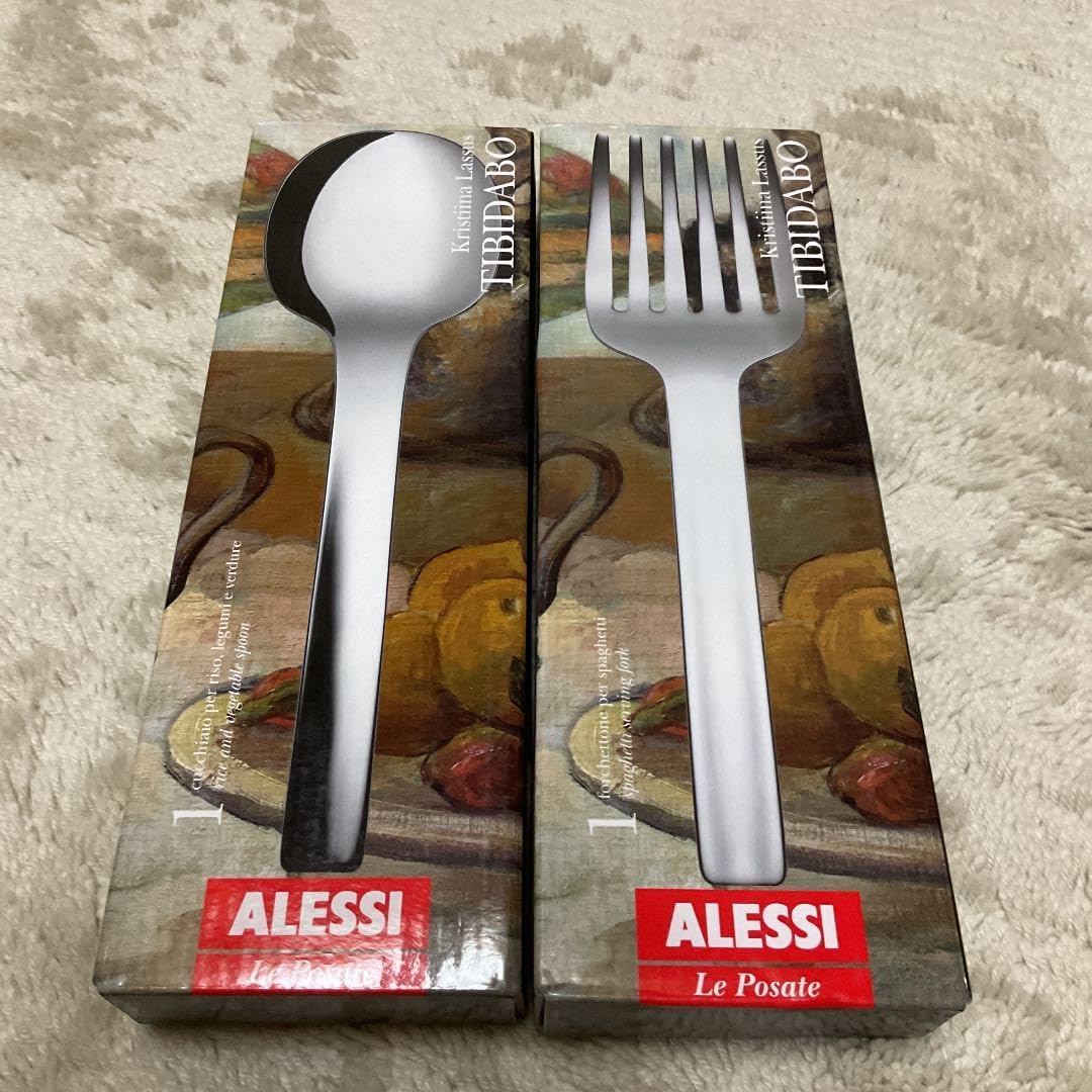 サービング　スプーン　フォーク　アレッシィ　TIBIDABO　ALESSI サービングスプーンフォークアレッシィTIBIDABOALESSI