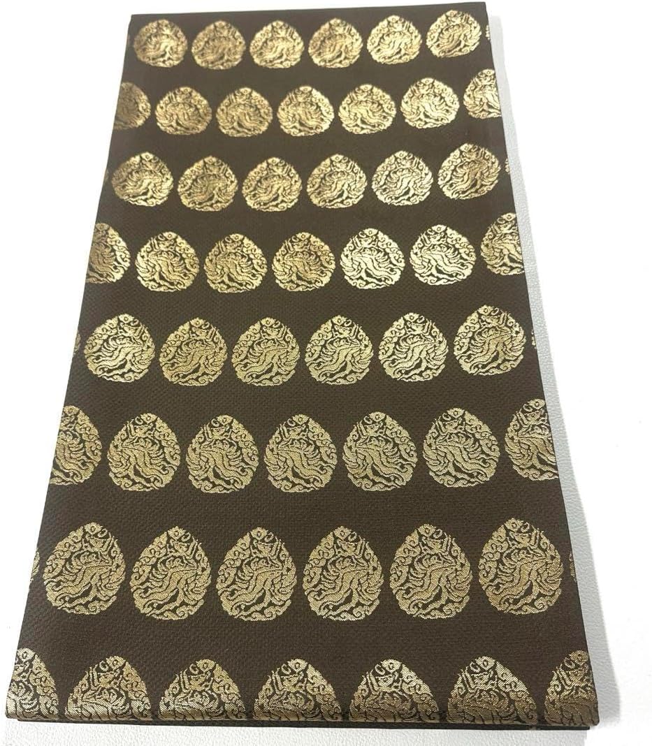 京都 織善 松田織物 日本製 振り袖袋帯 未仕立て 京都 織善 松田織物