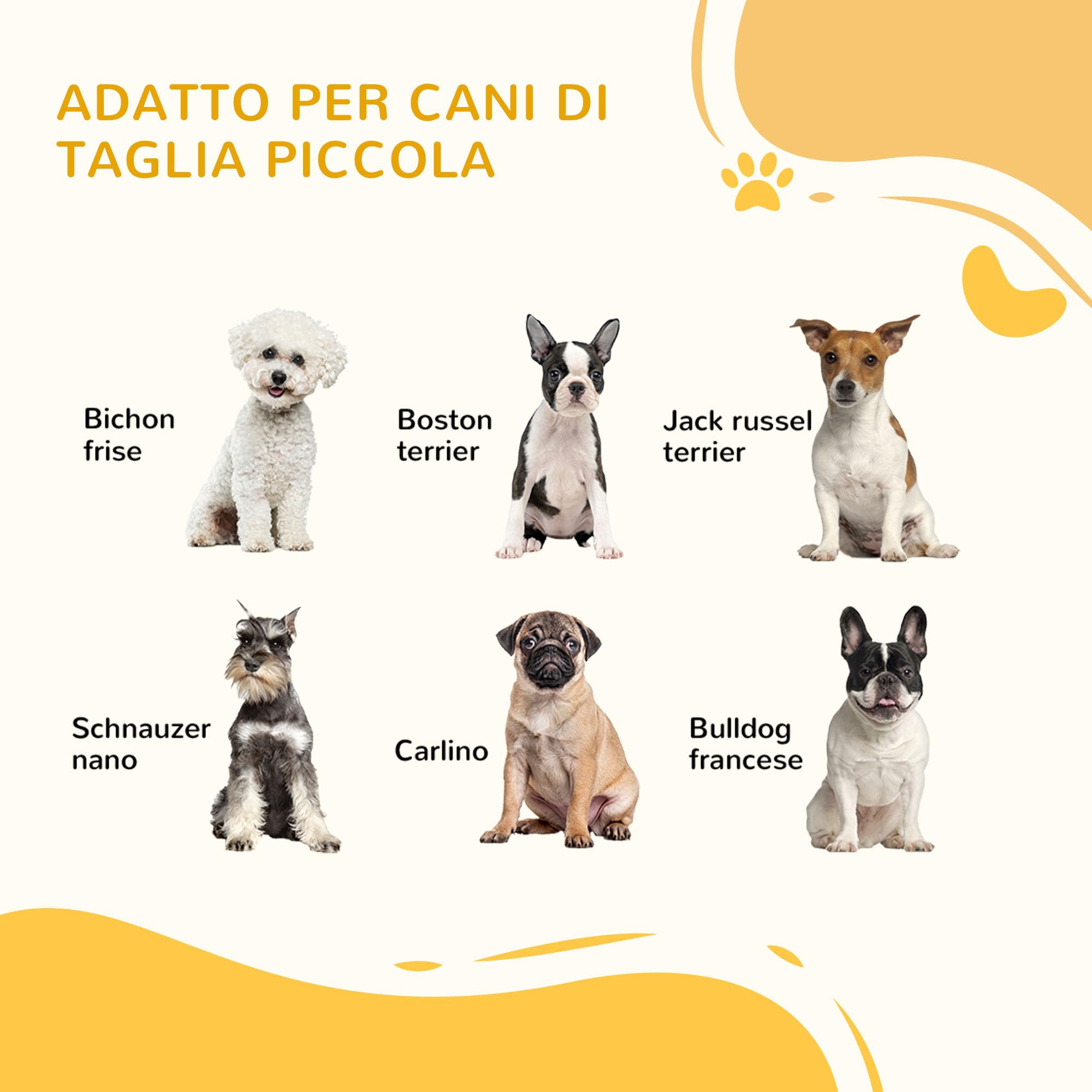 PawHut Cancellino Portatile da 3 Sezioni per Cani e Animali Domestici Divisorio di Sicurezza Pieghevole, 160x1.2x76 cm, Marrone