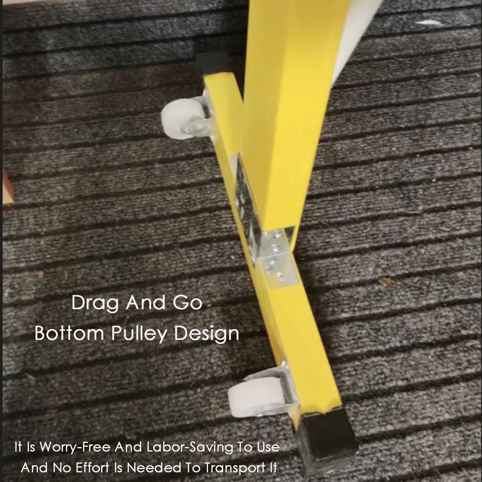 Valla de Seguridad Industrial Extensible para Exteriores, Barrera de Control de tráfico Plegable y Ajustable para almacenes, construcción de Carreteras y entradas de Obra, 16.4 pie