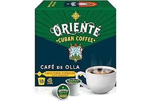 Oriente Dark Roast Cuban Coffee Pods, Cafe De Olla