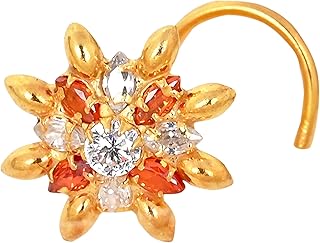 Nose Screw Stud Surgical Steel, Opal Nose Stud Ring, Nose Bone, Nose Earring, Diamond Nose Screw, Nose Stud, L-Shape Nose Stud, Nose Pin, Nostril Jewelry, Nose Piercing 22g 20g 18g 16g, Nose Ring,