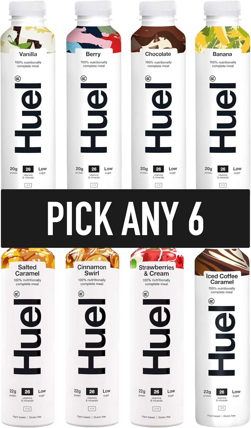 HUEL Readyto Drink 500ml Pick any 6 Bottles Choose from 8