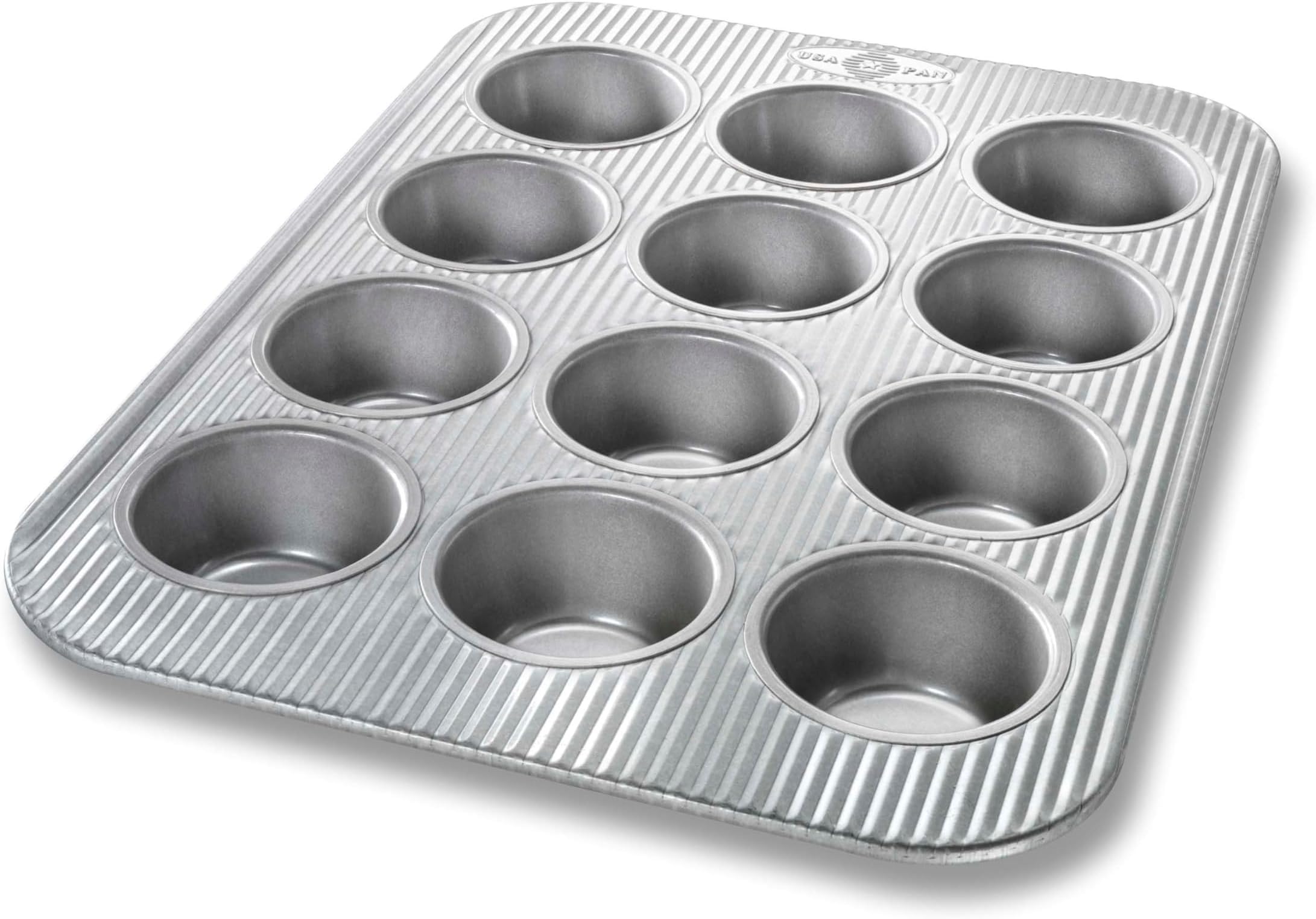 USA Pan 12 Cup Muffin Pan Set - Nonstick Bakeware -16 USA Pan 12 Cup Muffin Pan Set - Nonstick Bakeware -16