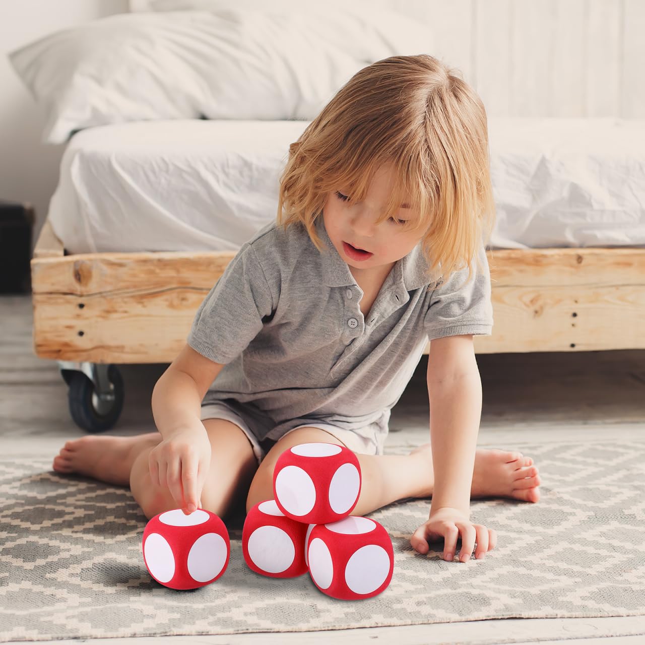 Dadi Giganti Vuoti 2 Pollici Scrivibili E Cancellabili in Schiuma per Giochi da Tavolo attività Educative Feste E Casa Dado Personalizzabile per Uso Didattico E Ricreativo