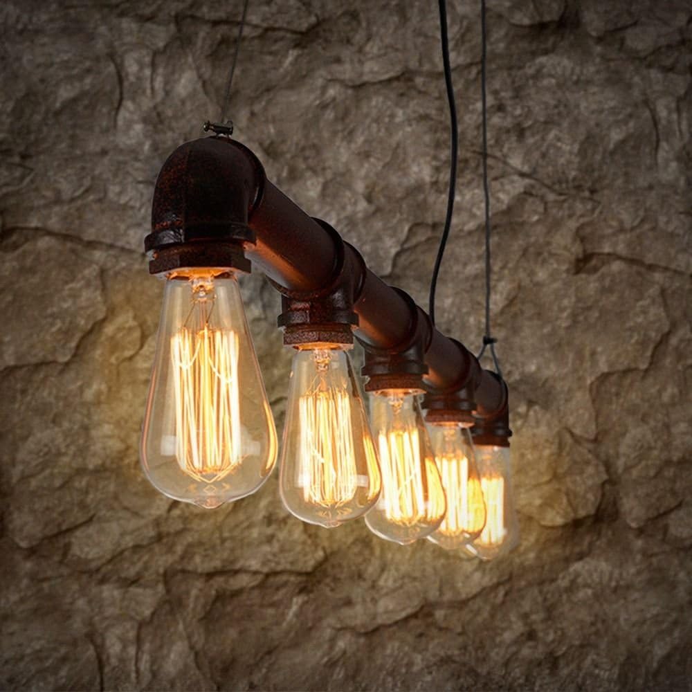 Nostralux® Industrial Retro Vintage Water Steampunk Pipe Pendant Lamp/Ceiling Light [Energy Class A++]