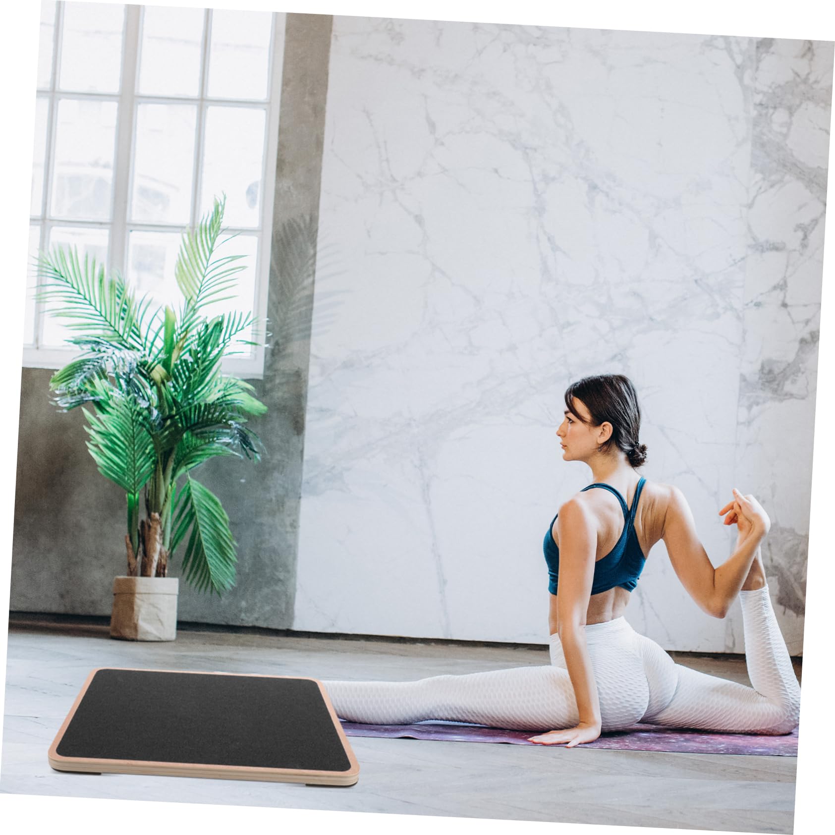 VANZACK Balance Board Per Adulti Attrezzatura Per Allenamento Di Bilanciamento e Coordinazione Piattaforma Multifunzionale Per Yoga e Fitness