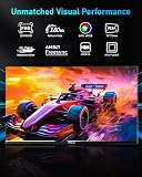 FYHXele Monitor Gamer 24 Polegadas, IPS Full HD, 180Hz, 1ms, Borda Ultra Estreita,280cd/m², HDR, FreeSync/G-Sync | HDMI/DP VESA, Ideal para Home Office, Jogos e Estudos — imagem 2
