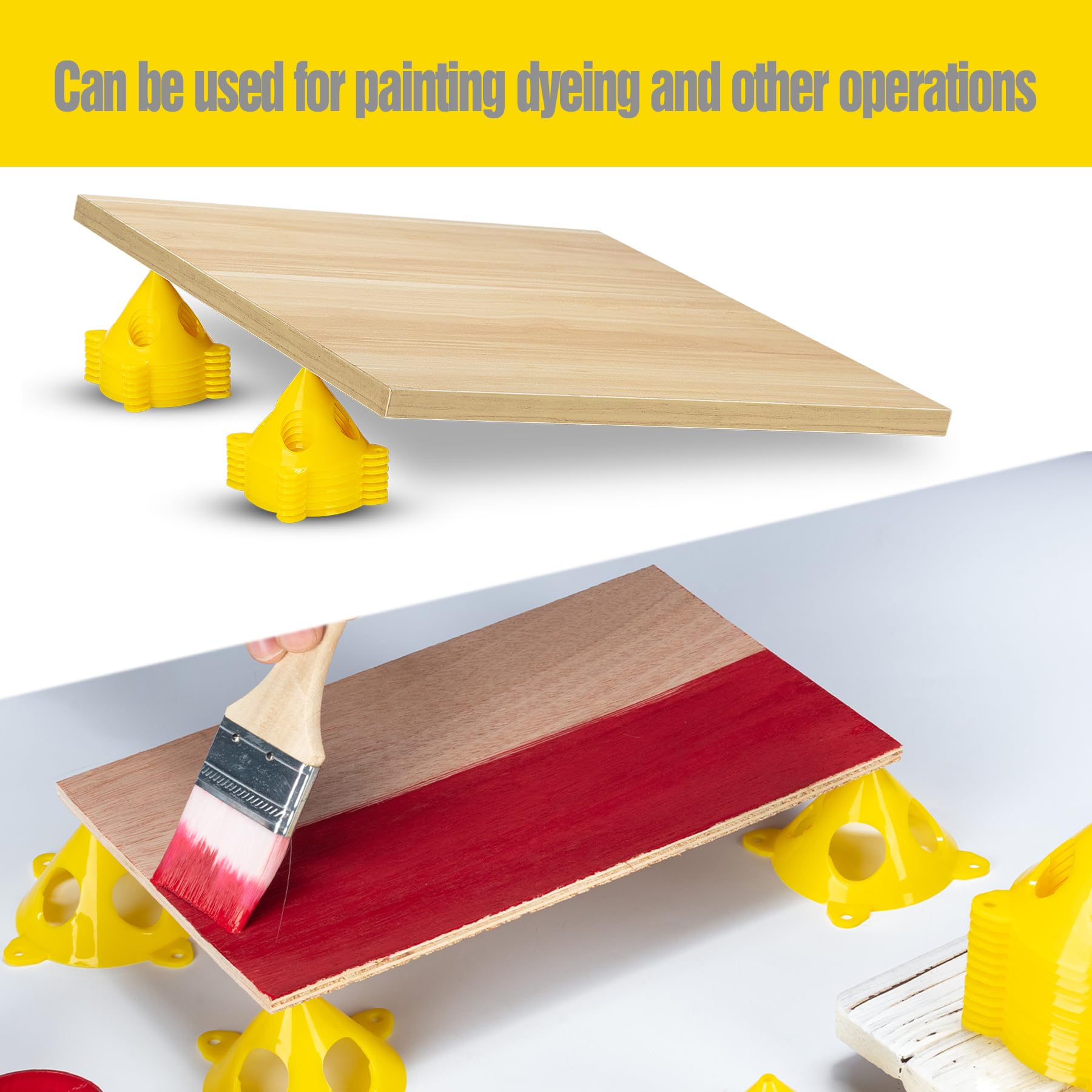 Snapklik.com : 20Pcs Pyramid Stands Painters Painting Stands, Mini Cone ...