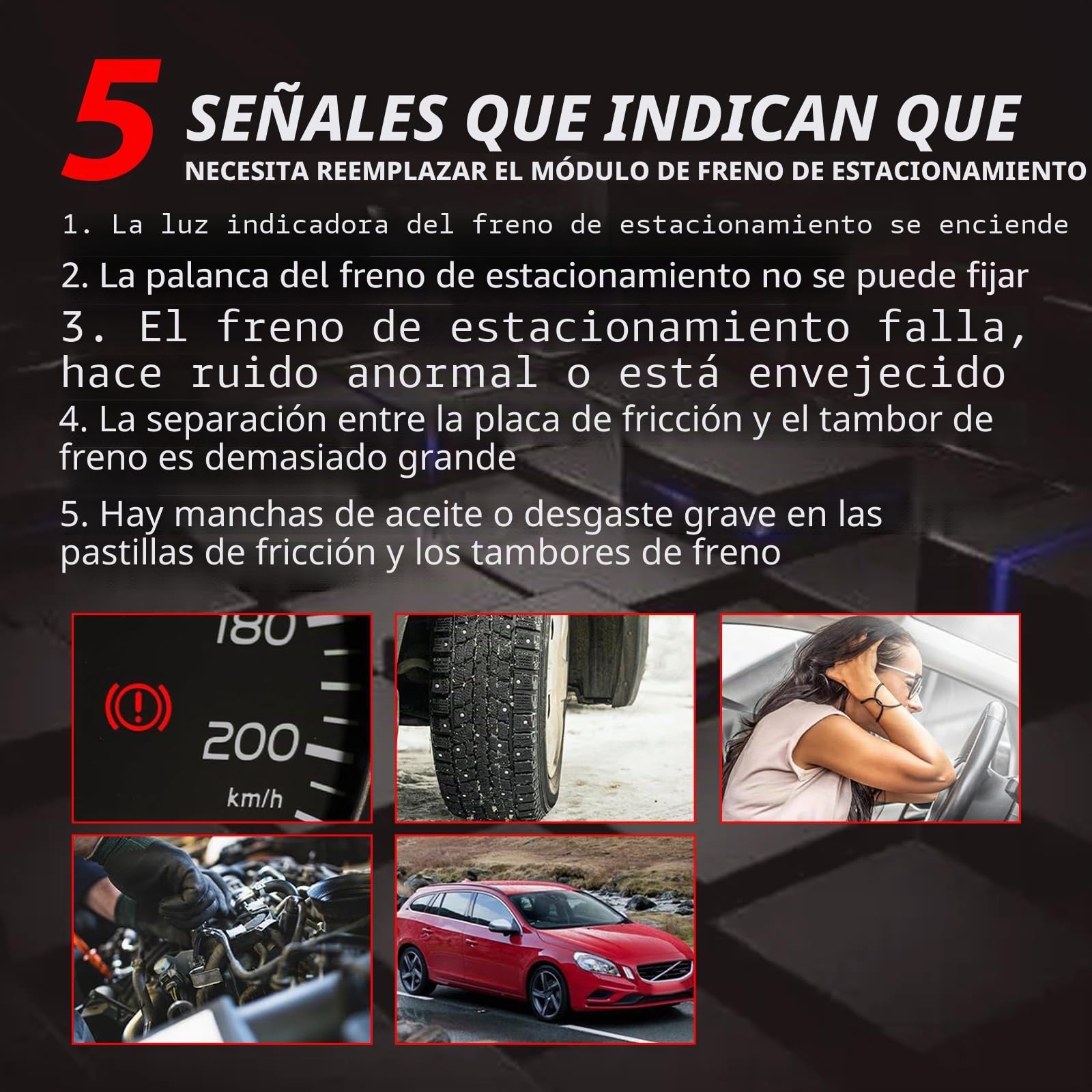 Módulo de freno de estacionamiento eléctrico Merautop SJ Actuador de freno de estacionamiento eléctrico Freno de estacionamiento eléctrico Módulo de freno de estacionamiento Compatible con Discovery
