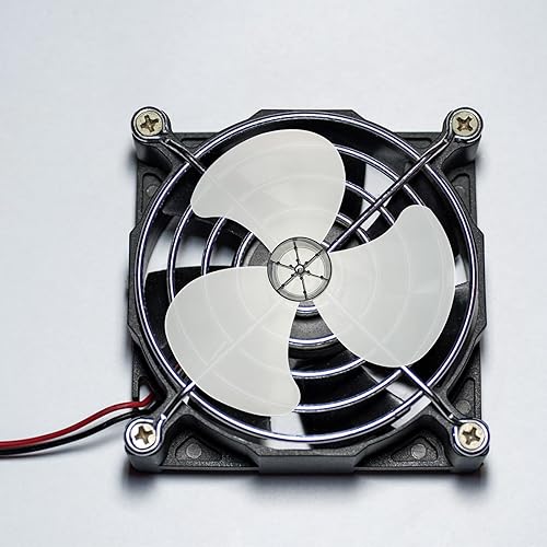 Miniatura 7 de DOITOOL Cuchillas de ventilador de pie, 3 hojas, aspas de ventilador de plástico de 14 pulgadas, hojas de repuesto blancas transparentes con