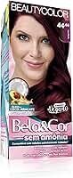 Coloração Bela&Cor Sem Amônia - 44.66 Borgonha
