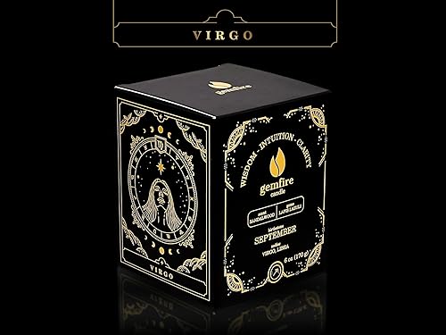 Miniatura 5 de Vela de cristal perfumada orgánica, piedra preciosa de lapislázuli, regalo de piedra natal de septiembre, signo del zodiaco Virgo y Libra, cera de