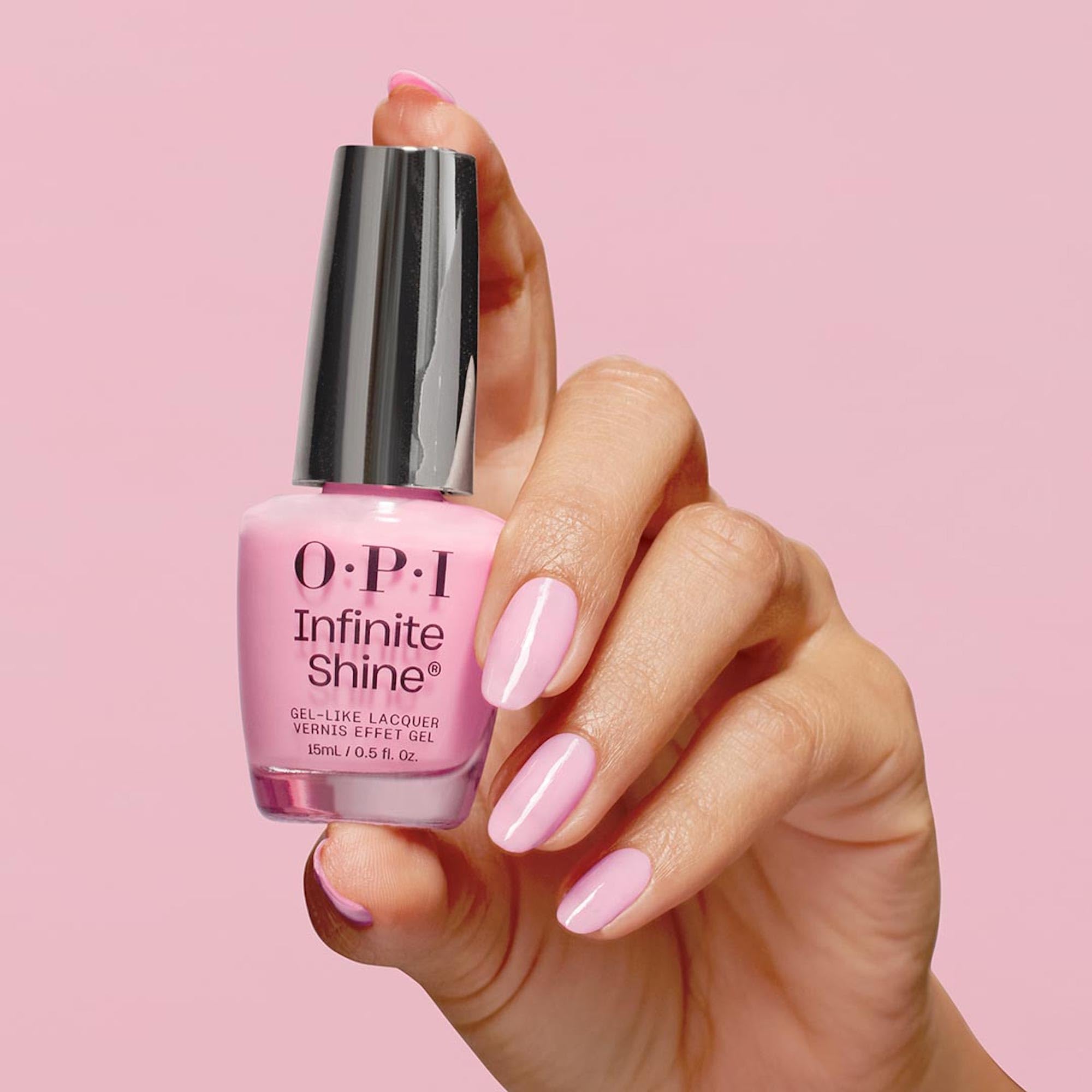 OPI Infinite Shine - Faux-ever Yours + Base & Top Coat - Esmalte de uñas de larga duración - 3 x 15ml