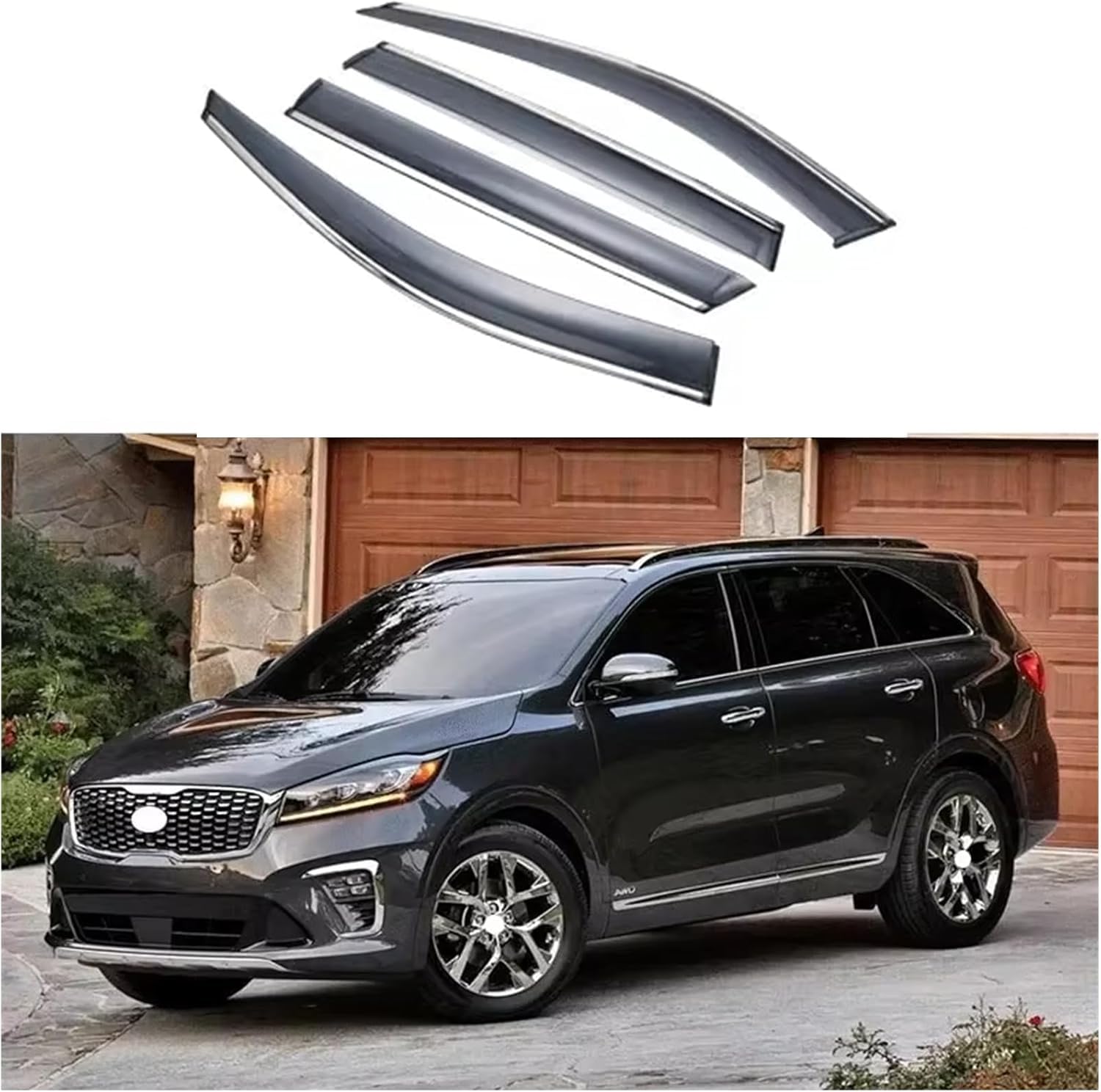 Déflecteurs Kia Sorento 2015-2020 : aérez l'habitacle sous la pluie sans buée