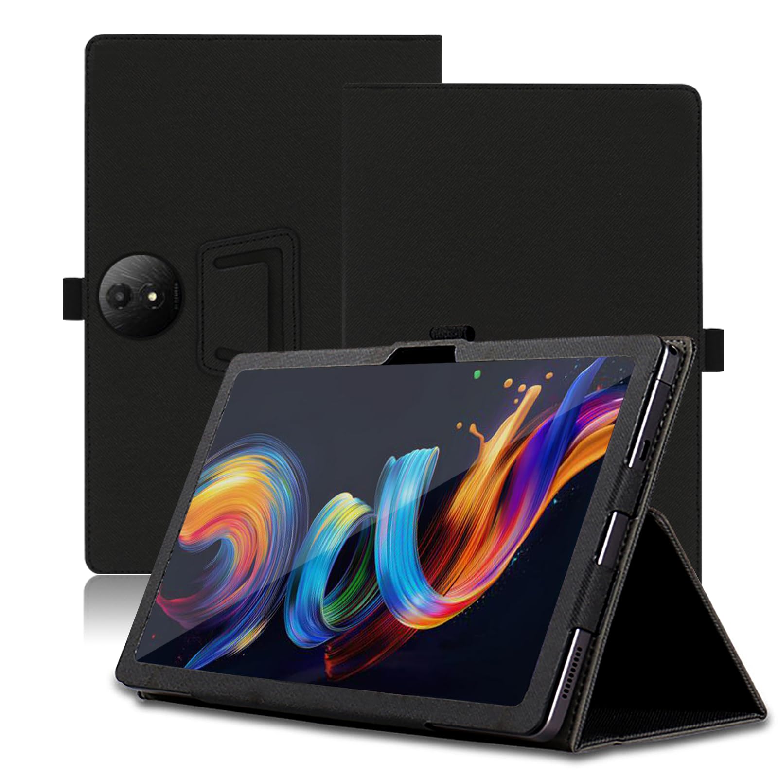 Case for TCL Nxtpaper 11 Plus 11.5 inch, TCL Nxtpaper 11 Plus Tablet Case, Folding Stand Protective Cover with Pencil Holder and Wrist Strap, Full