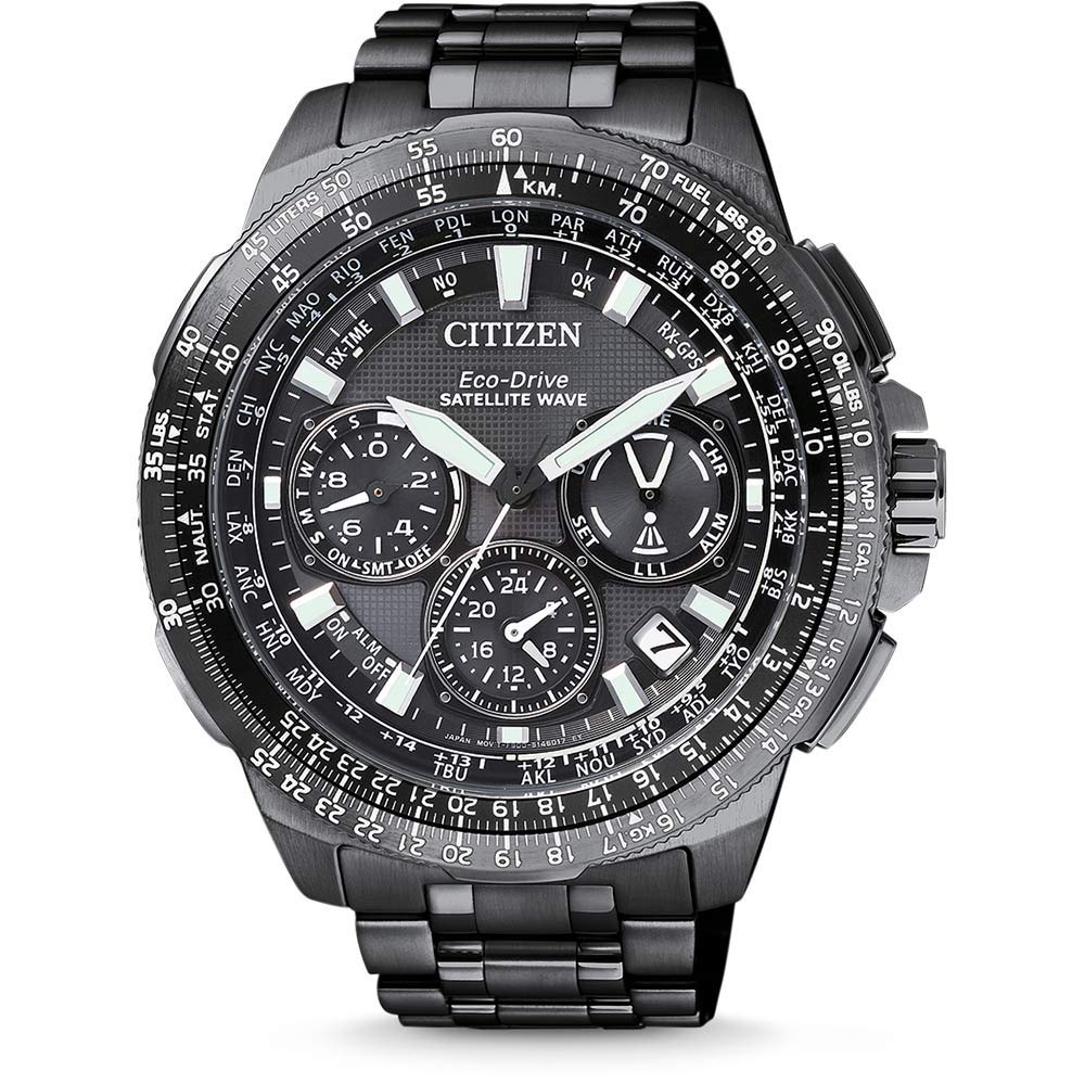 Citizen Herren Chronograph Quarz Uhr mit Titan Armband CC9025-51E