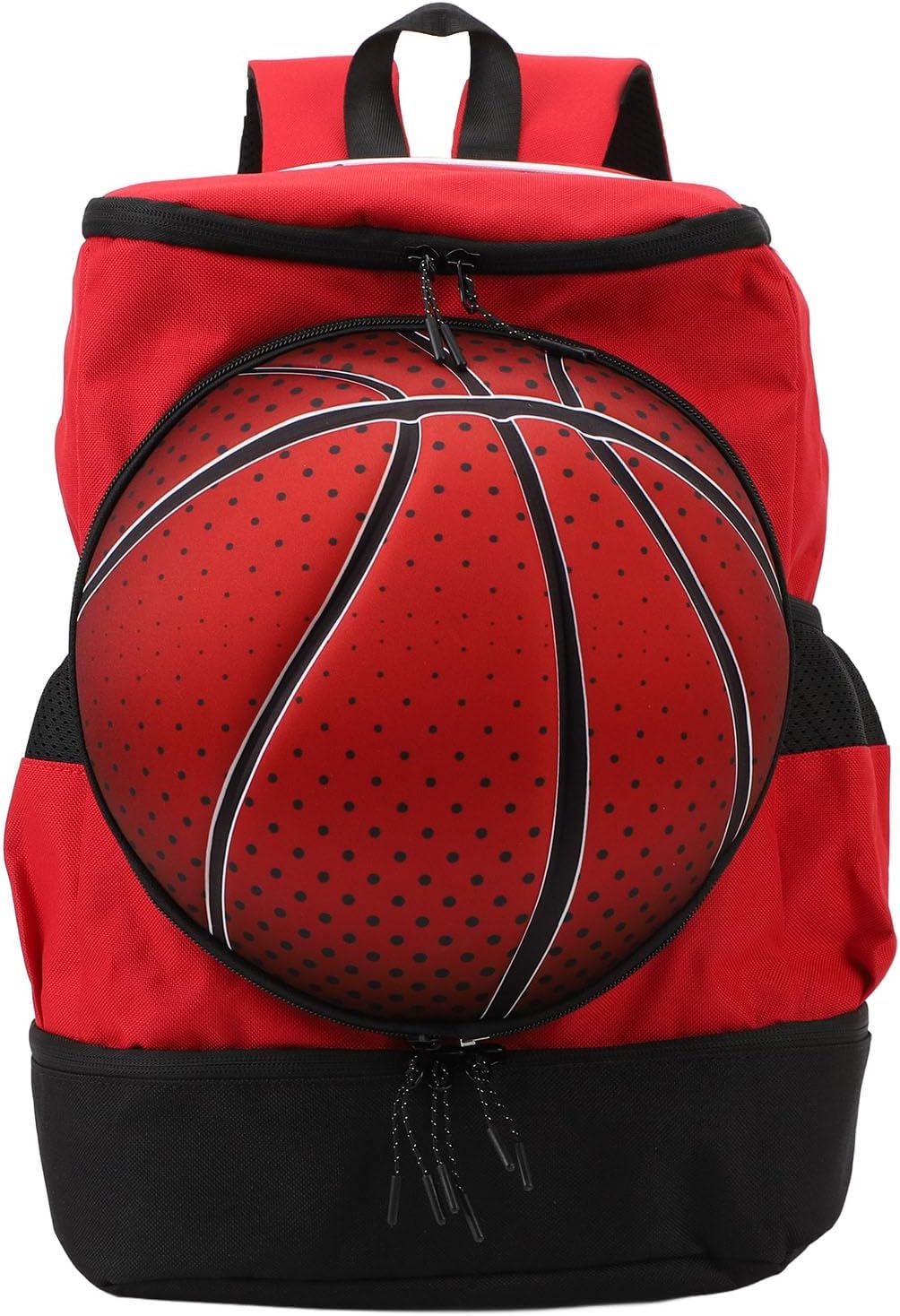 Basketball Backpack, Oxford Fabric Sports Training Equipment Bags with Ball Shoe Compartment for Soccer Football