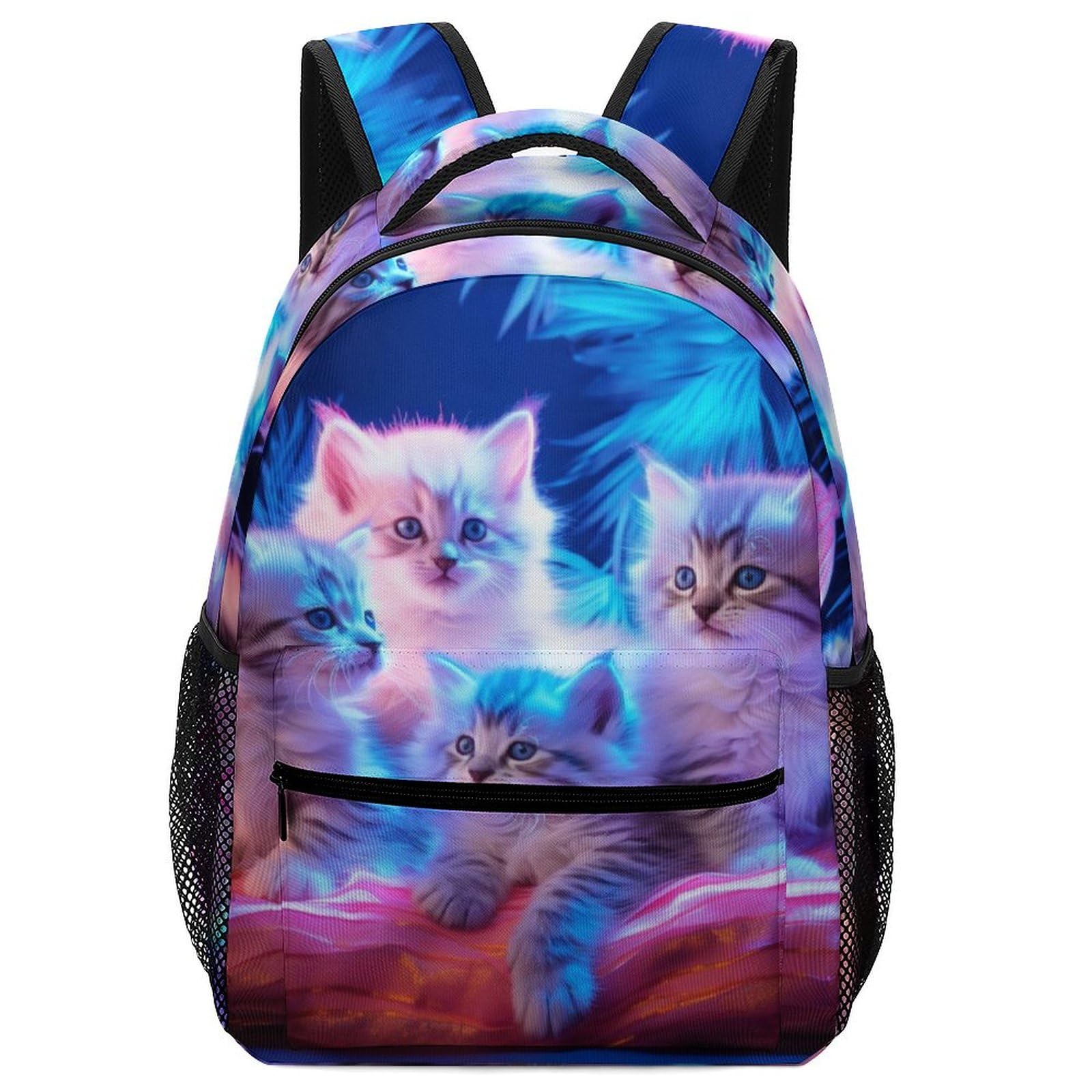 Sac A Dos chat mignon Cartable Animaux de compagnie Sac D'école Sac Ecole Sac De Livre Pour Garçons Filles One Size