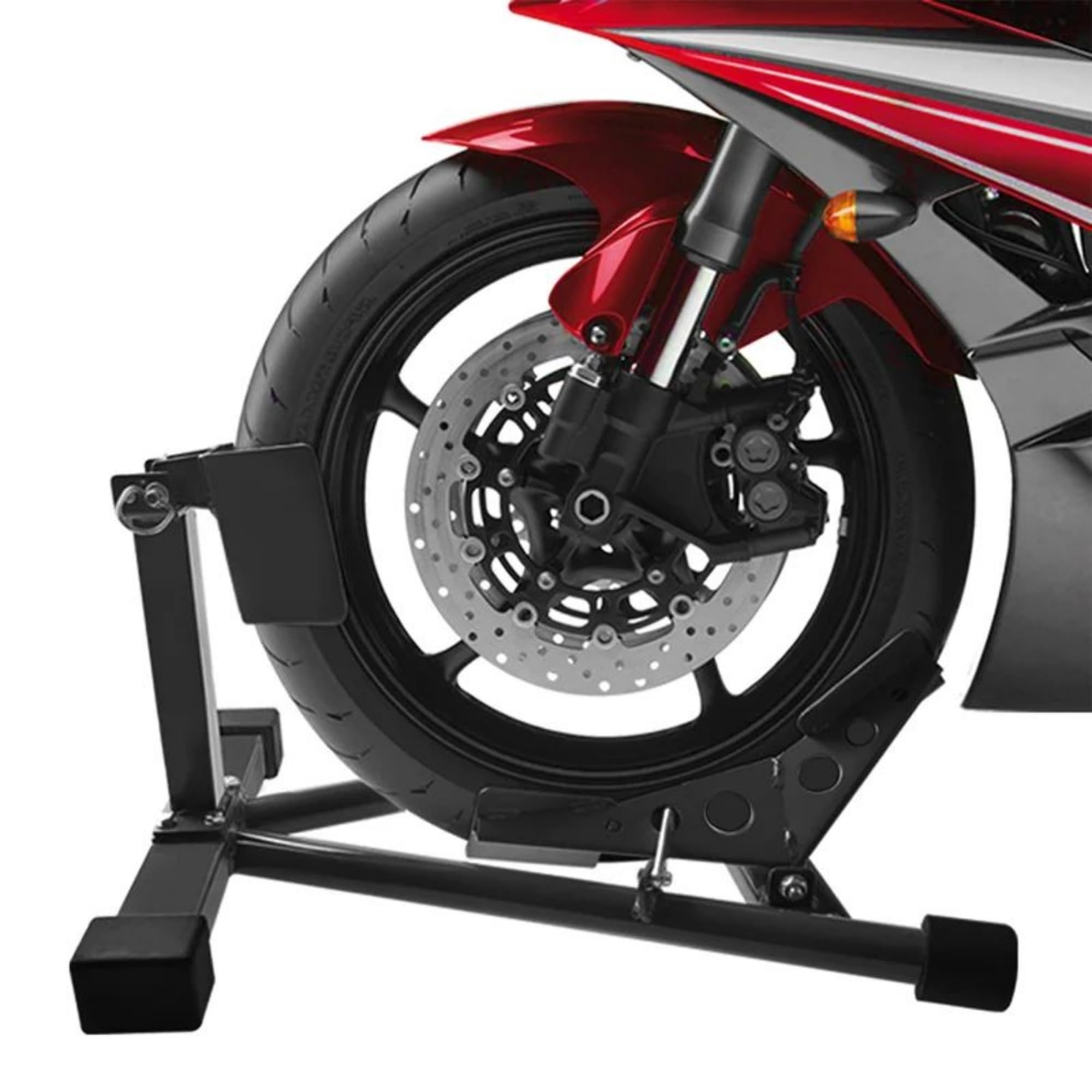 ProPlus Motorrad Radkralle und Motorradständer – Radhalter für 17–21 Zoll Räder – Reifenbreite 90–130 mm