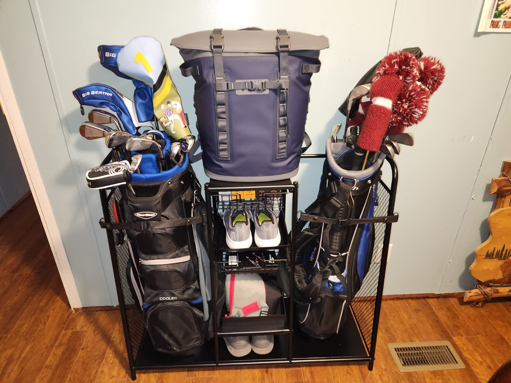 12/mo Finance Golf, Gifts, & Gallery 457 Metal Golf Bag Organizer