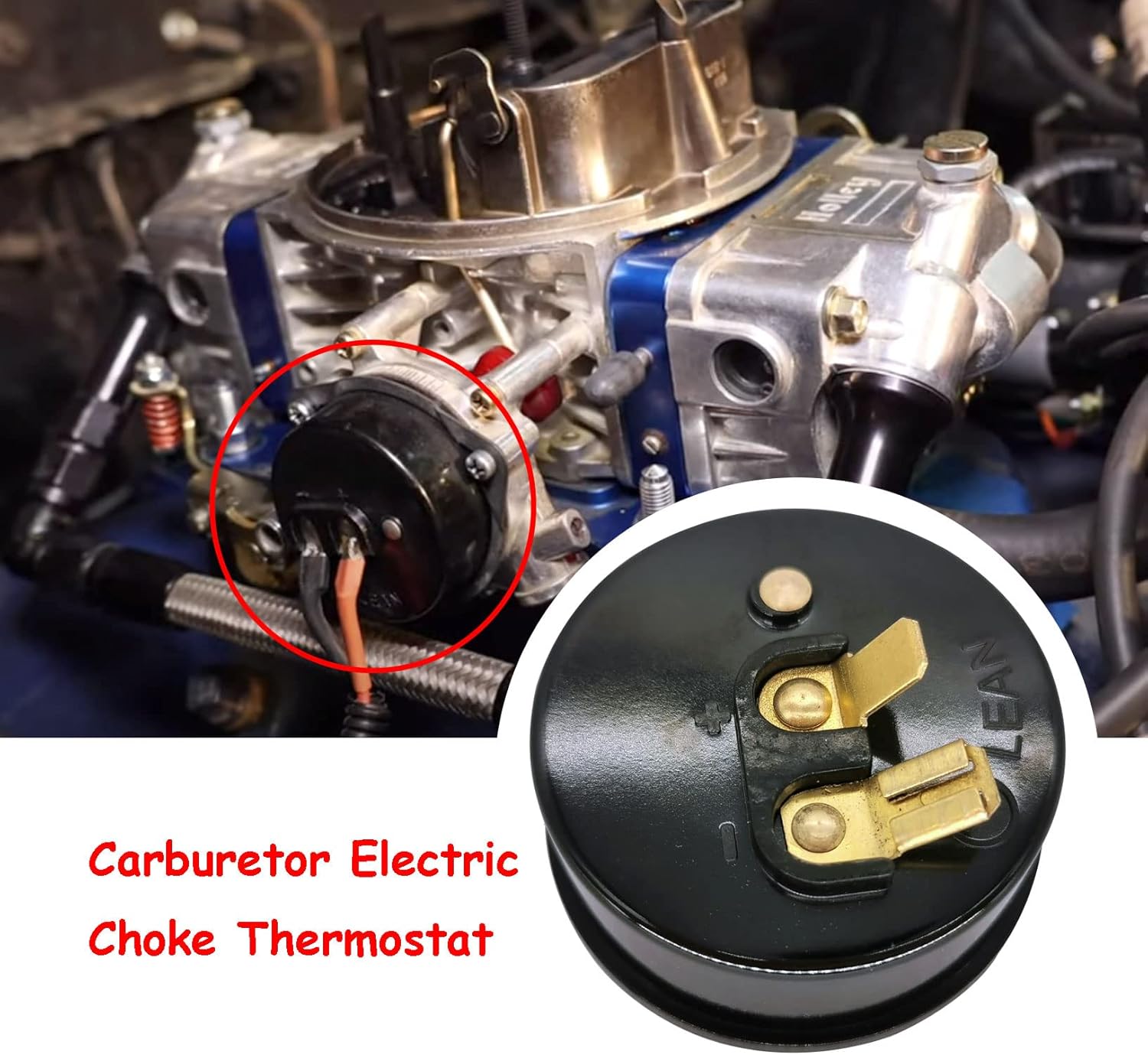 Electric Choke Thermostat Cap of Carburetor Replacement for 1400 1403 1406 1409 1901 1906 1801 1825 Series 500/600/ 650/750 / 800 Style 4 Barry Carb