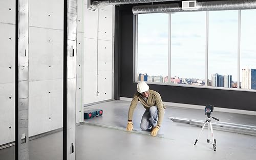 Miniatura 10 de Bosch GCL100-80CG - Nivel láser combinado verde de 12 V y 100 pies, autonivelante con tecnología VisiMax, montaje de ajuste fino y estuche de