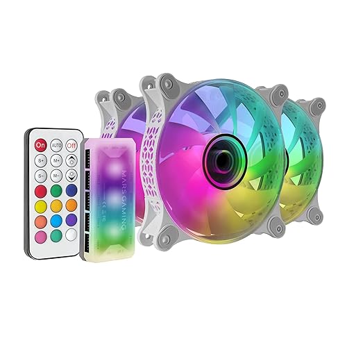 Mars Gaming Kit 3 Fans ARGB 360° 12cm