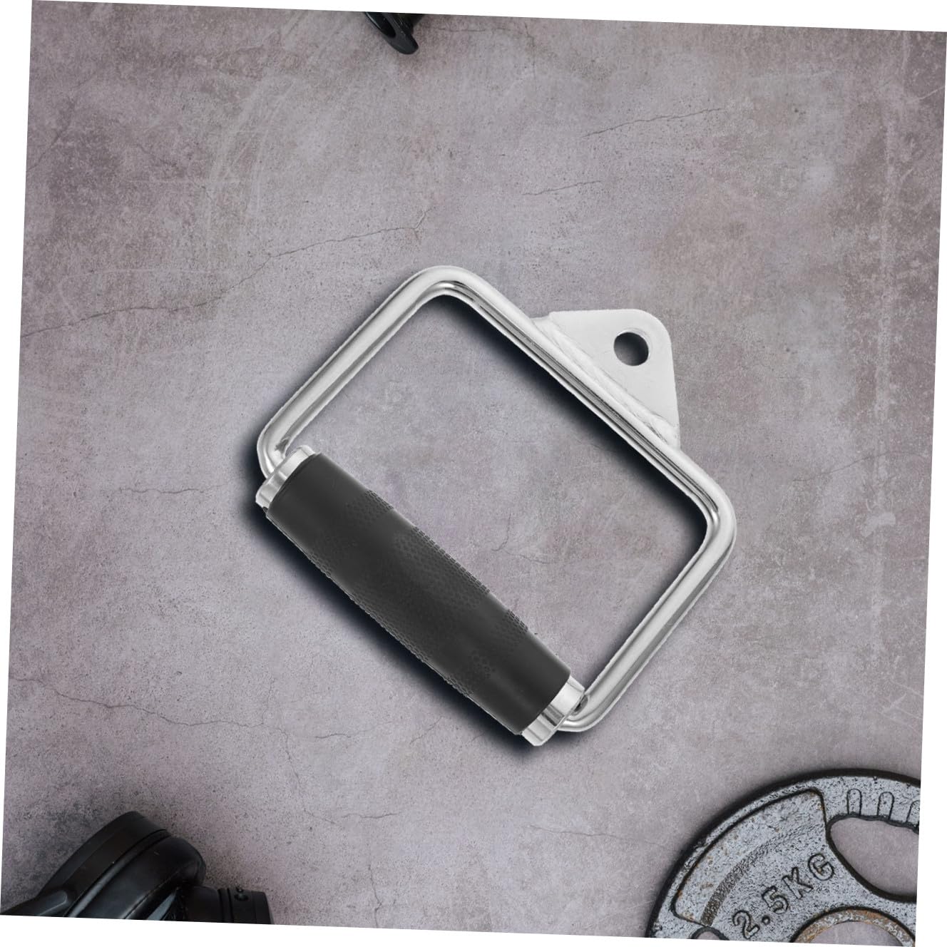 Alipis Impugnatura per Allenamento Fitness 1 Pezzo in Acciaio | Nero, Plastica Resistente e Portatile, Manico Ergonomico Antiscivolo per Uso Domestico