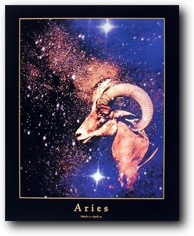 Impact Posters Gallery Astrology Aries Mar 21 - Apr 20 Zodiac Horoscope Art Print Wall Decor Poster Picture (16x20)