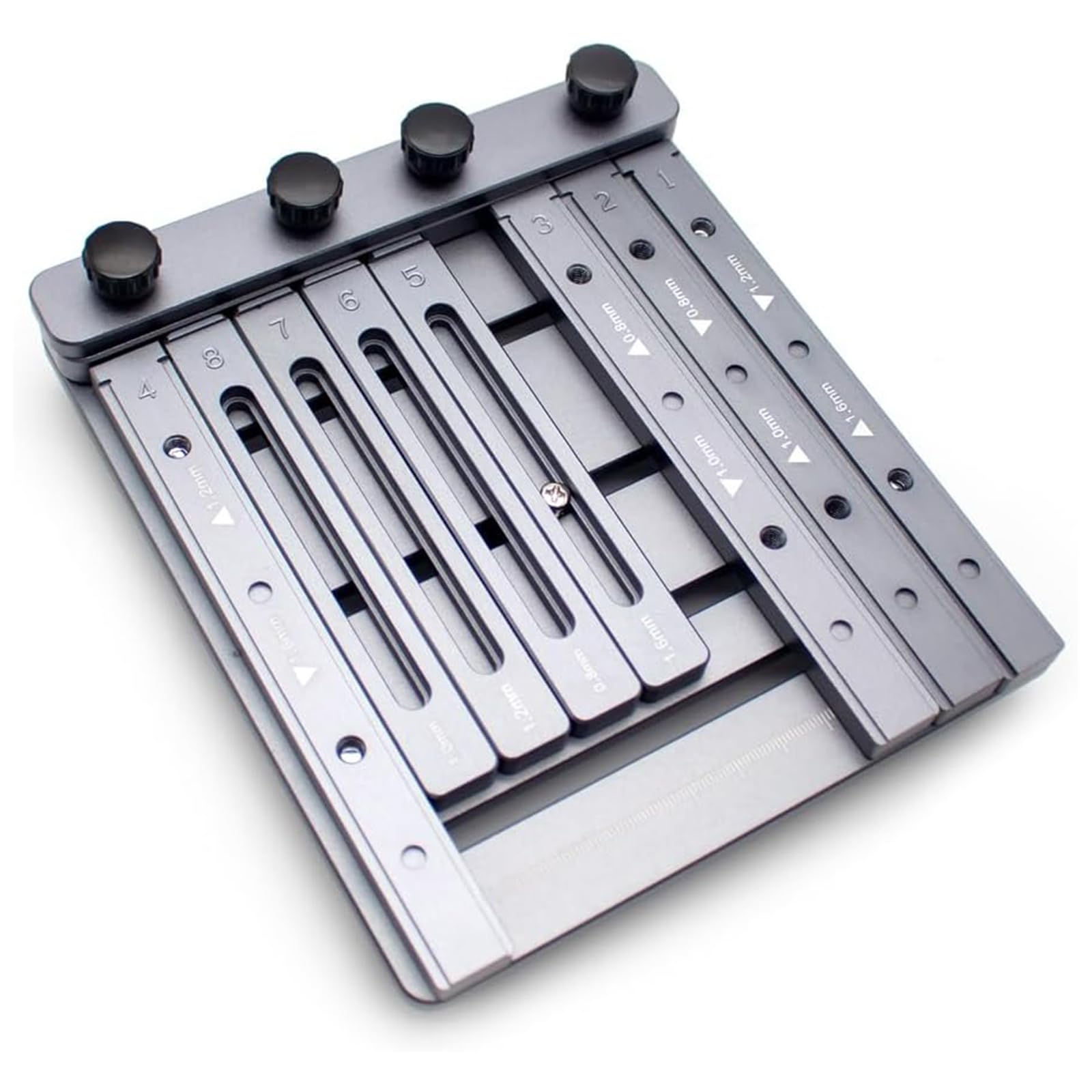 Mini Szablon Pasty Lutowniczej, Drukarka Szablonów PCB do sitodruku SMT ze skalami, dwustronny wspornik, kompatybilny z szablonami do 109 × 135 mm