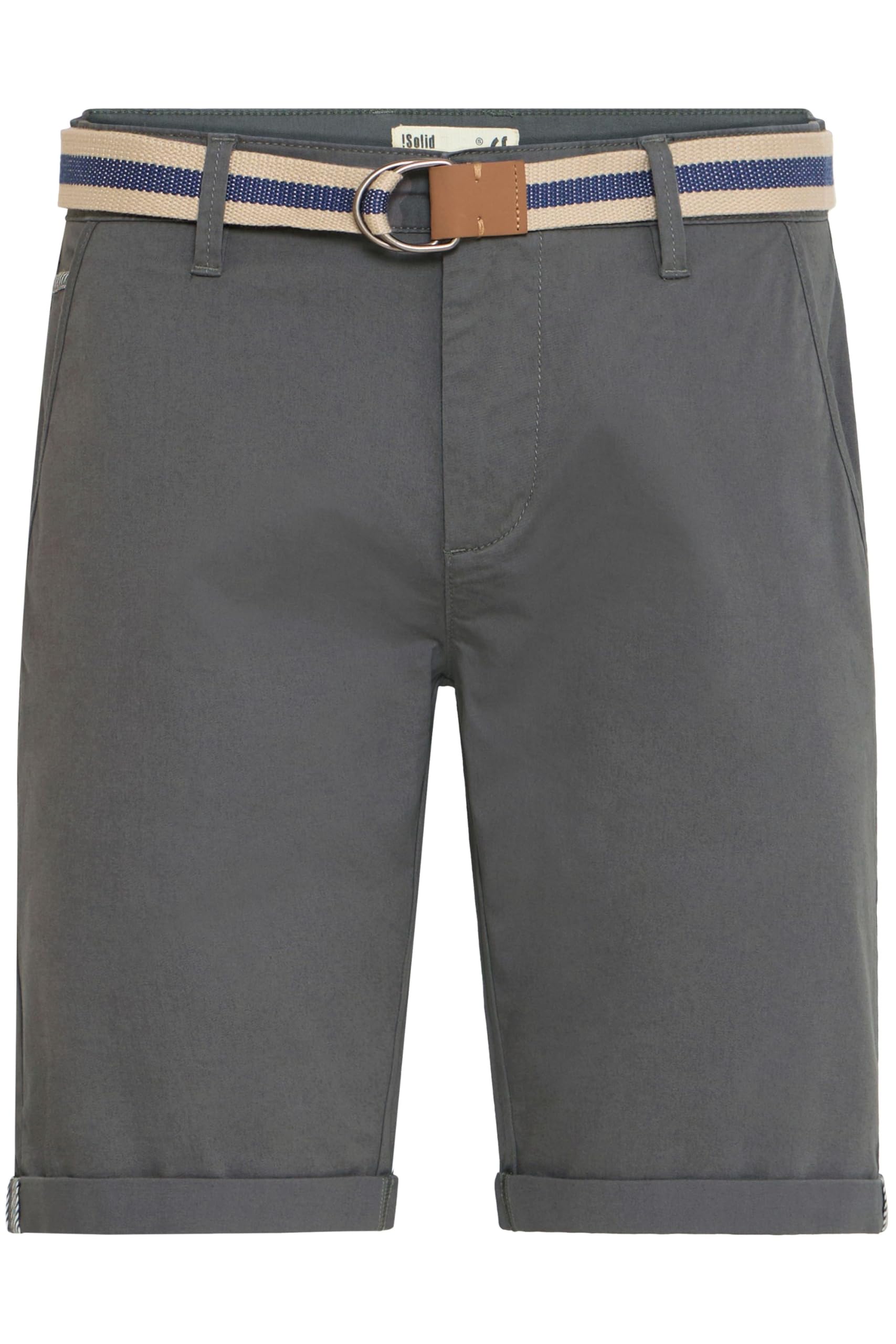 !Solid Monty Herren Chino Shorts Bermuda Kurze Hose mit Gürtel aus Stretch-Material Regular-Fit