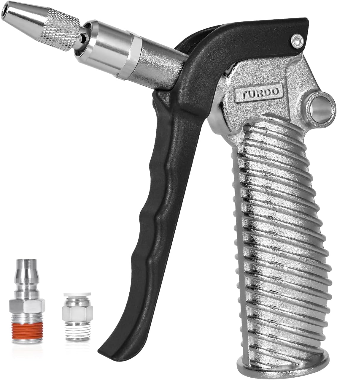 Industrial Air Blow Gun for Compressor, Adjustable Nozzle Blow Gun, 3/8Inch with High Flow