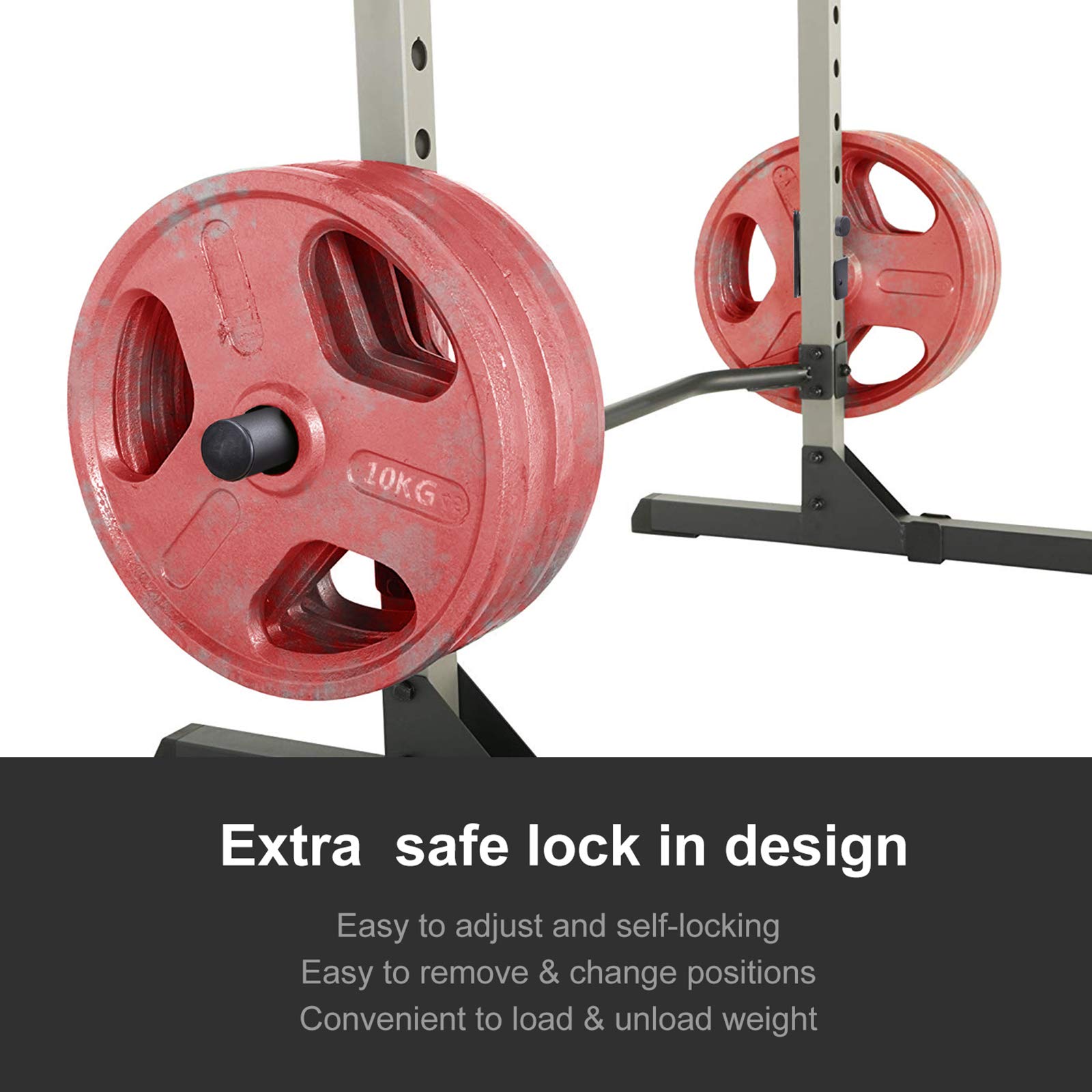 Ollieroo Weight Plates Holder Attachment, Weight Plate Storage, Power