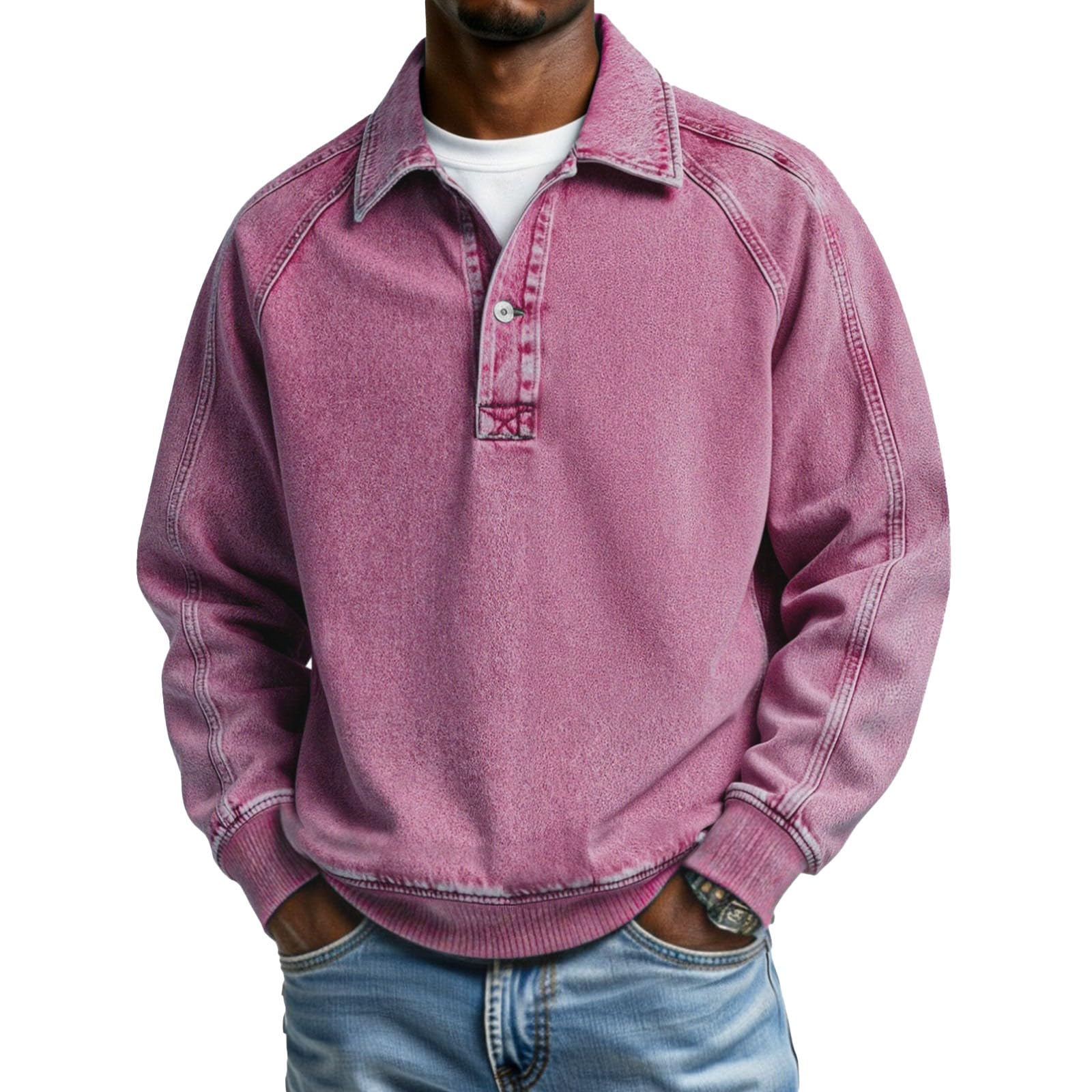 Generisch Felpa sportiva con cappuccio oversize da uomo
