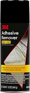 3M Adhesive Remover, 12 oz., Quickly Remove Adhesive, Attachment Tape, Tar, Wax & Adhesive Residue, Low VOC <20%, No Residue Left Behind, Easy-to-Use Formula, Also Works on Glass & Vinyl (03618VOC20)
